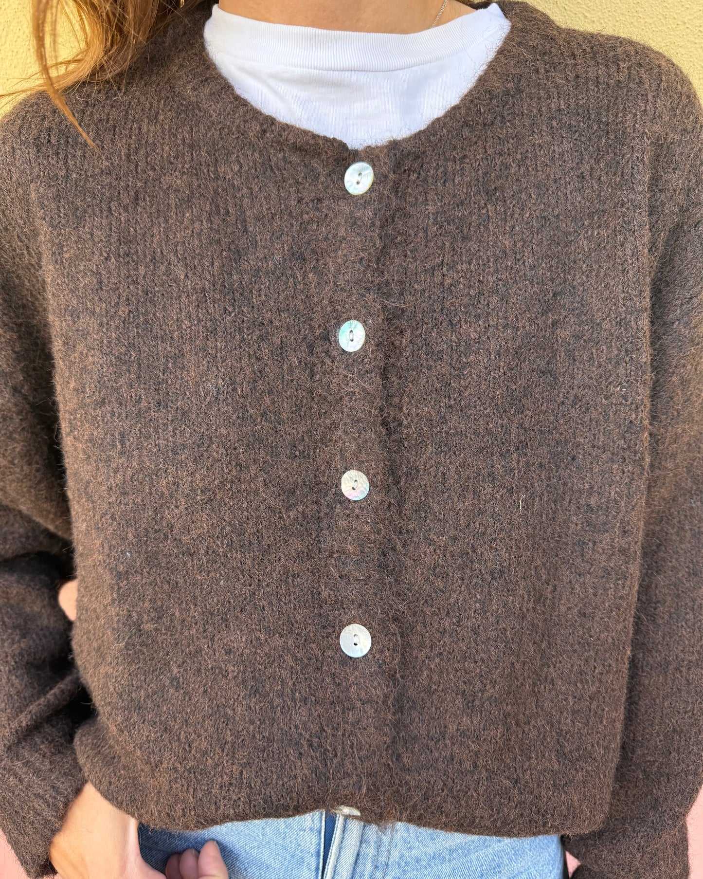 Cardigan Olívia - Castanho