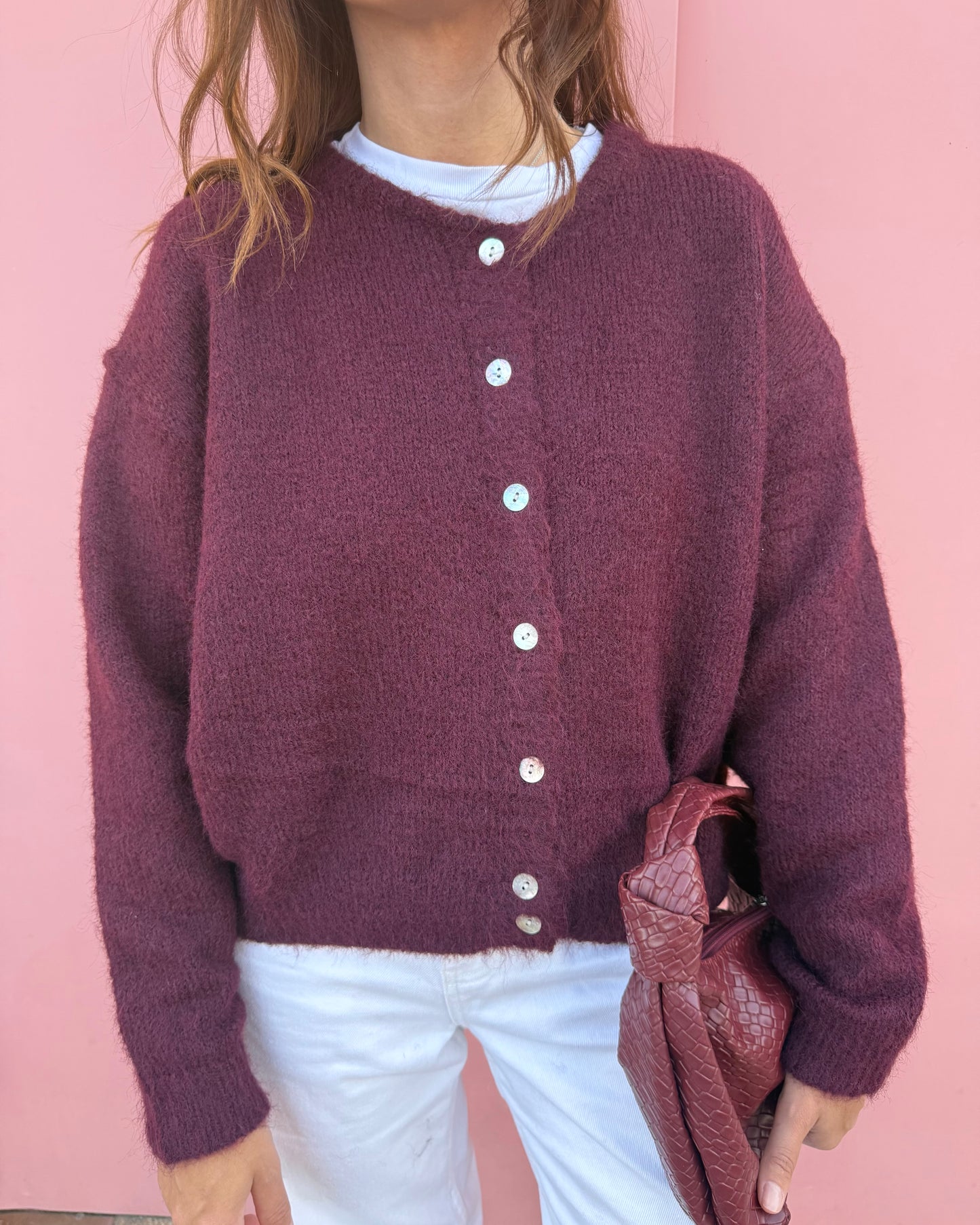 Cardigan Olívia - Burgundy