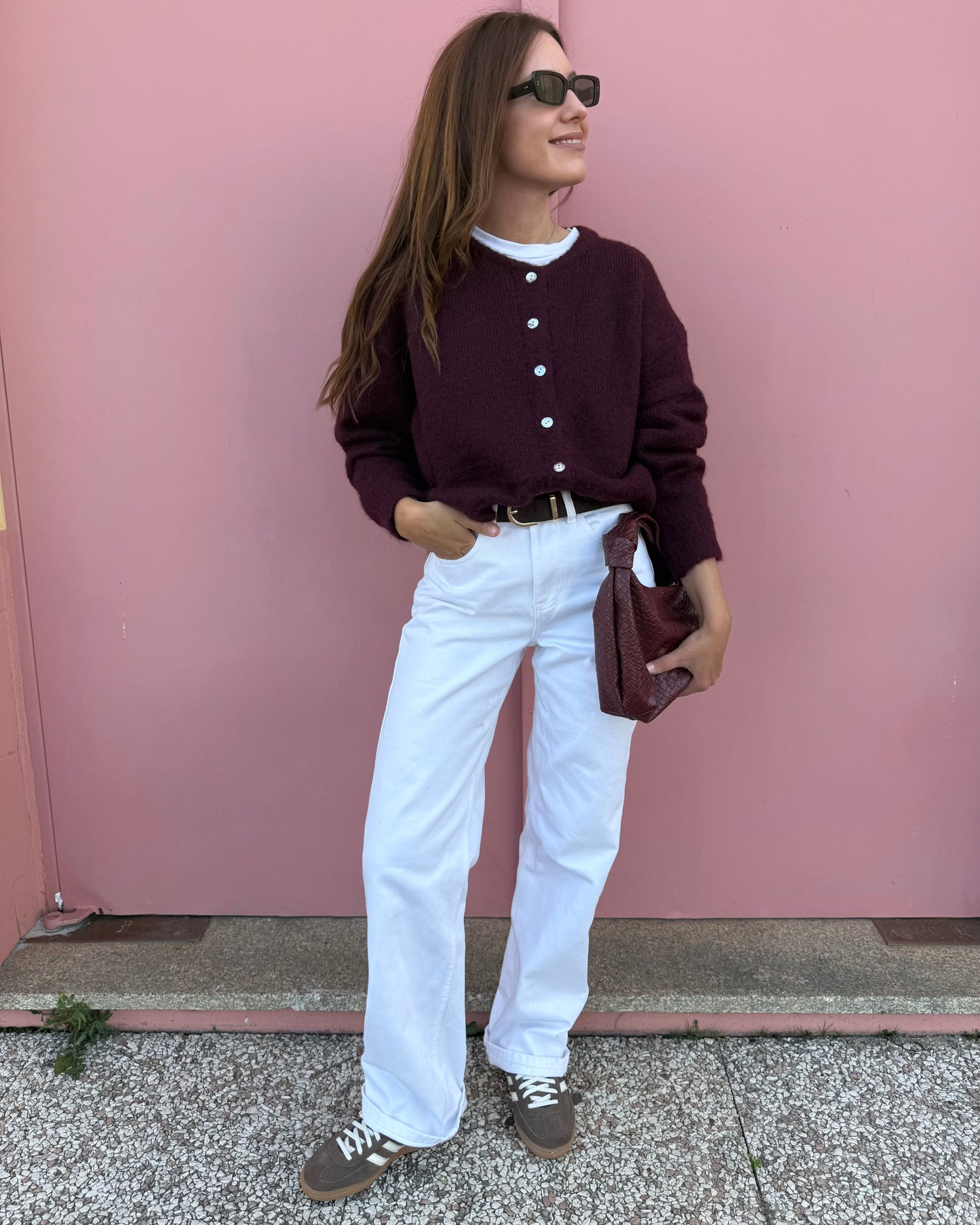 Cardigan Olívia - Burgundy