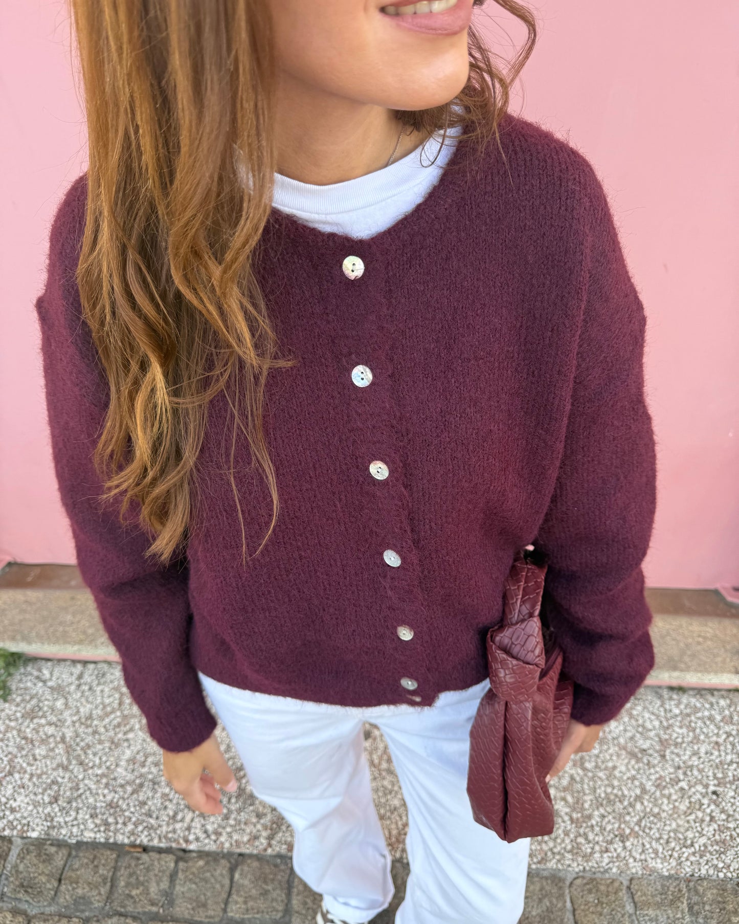 Cardigan Olívia - Burgundy