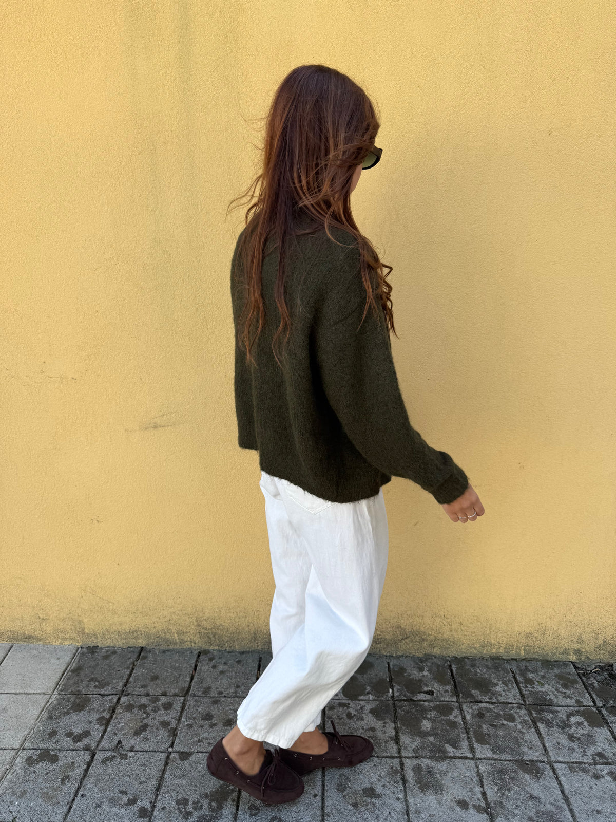 Cardigan Olívia - Verde Azeitona