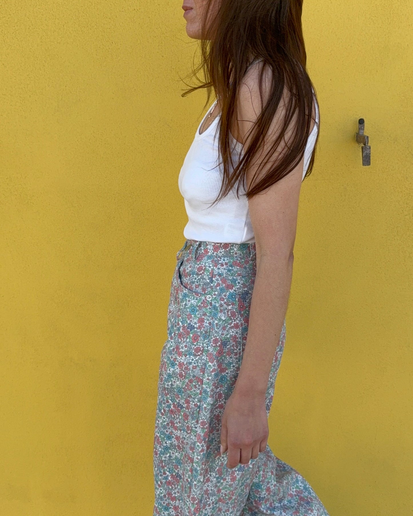 Flower Power - Wide Leg Jeans