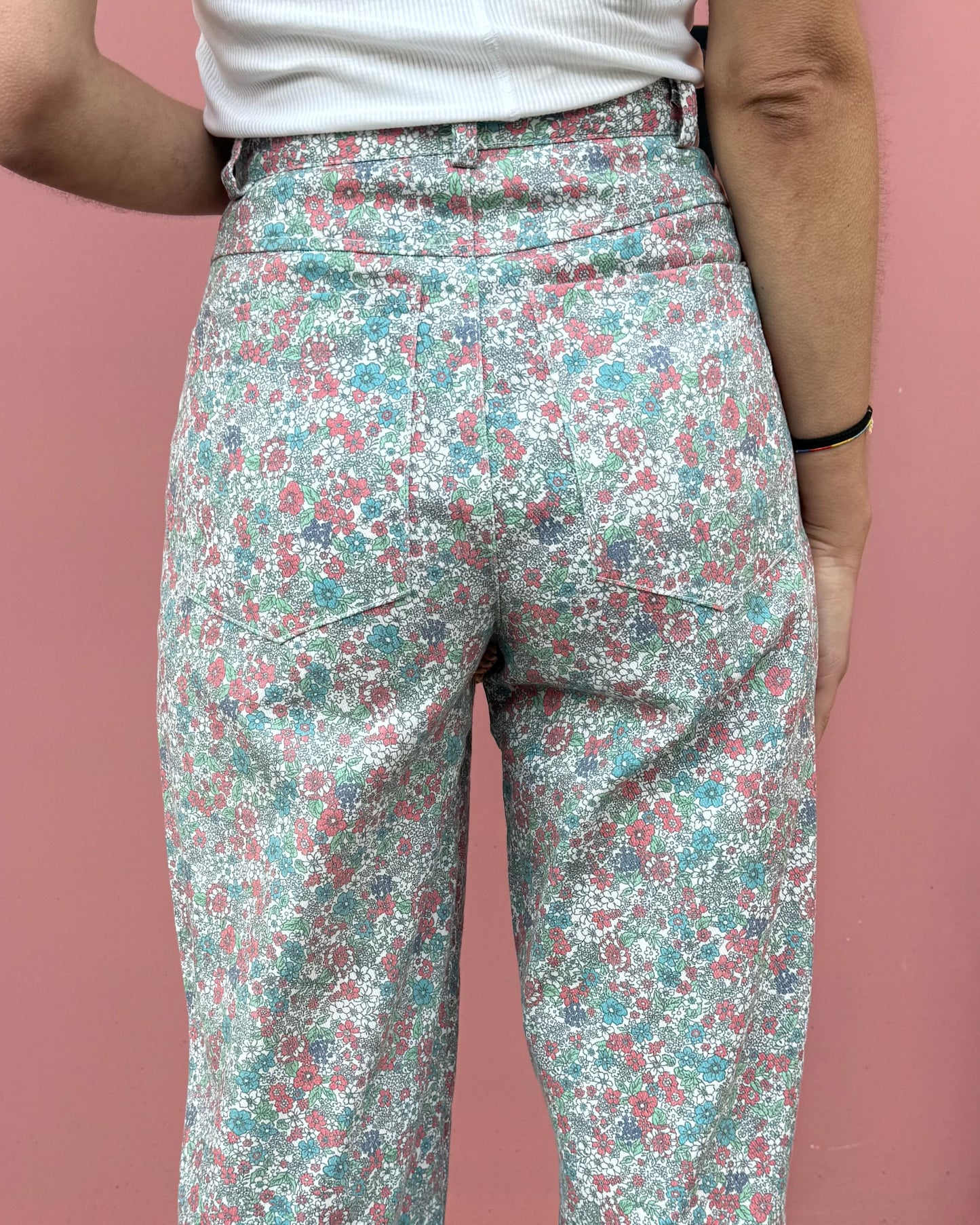 Flower Power - Wide Leg Jeans