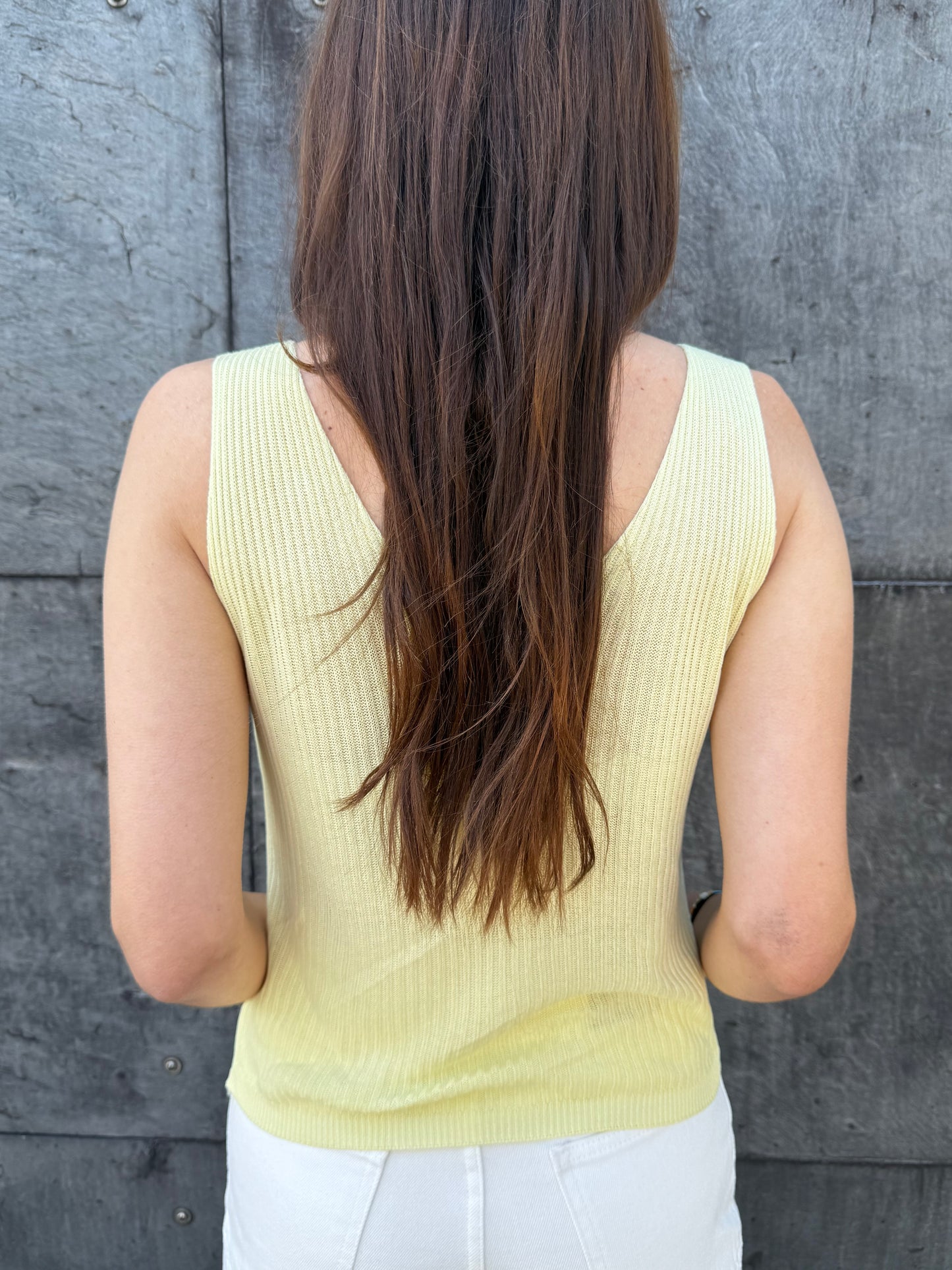 Top de Malha - Basic - Yellow