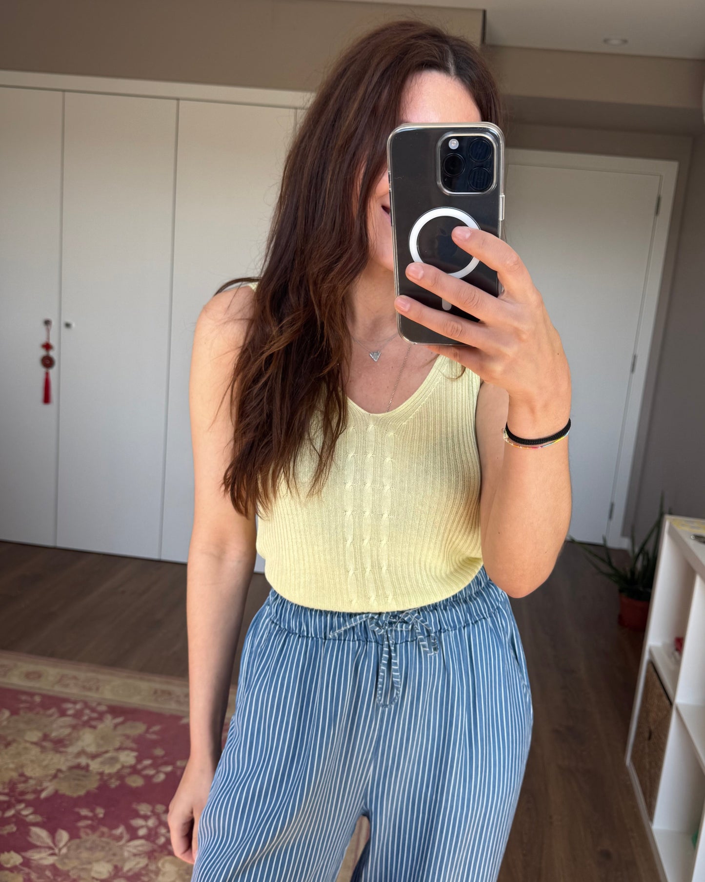 Top de Malha - Basic - Yellow