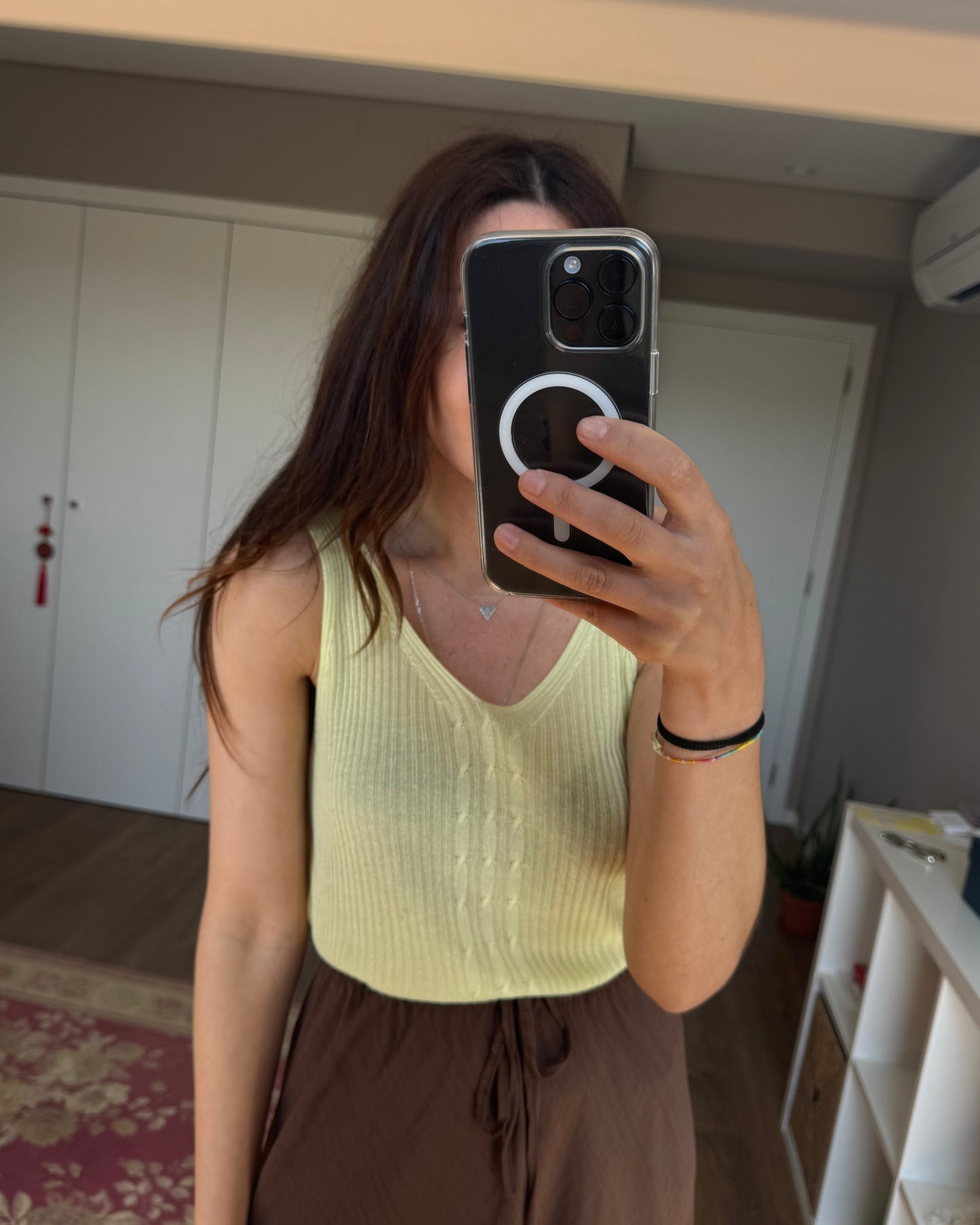 Top de Malha - Basic - Yellow