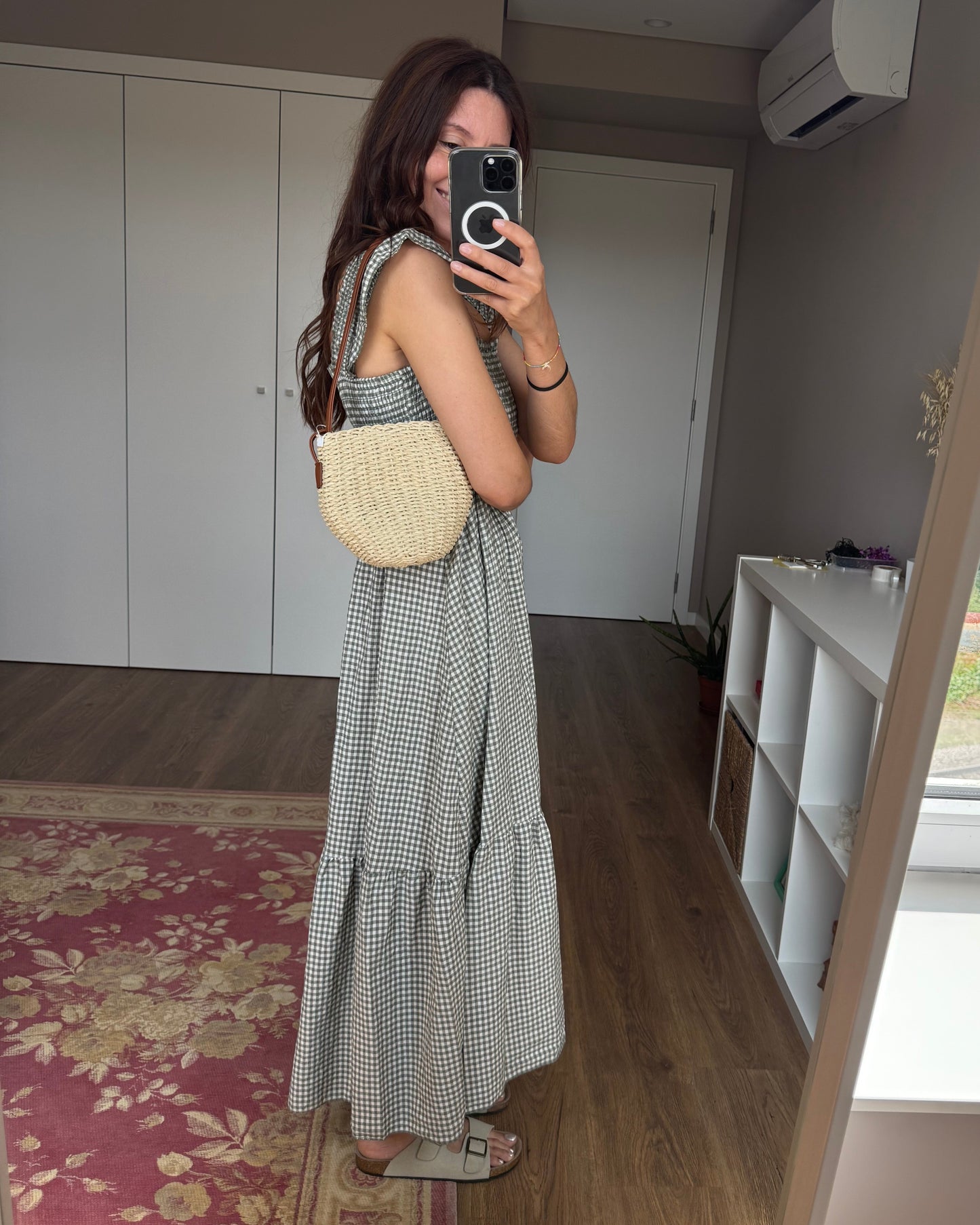 Vestido Lucca - Vichy Verde