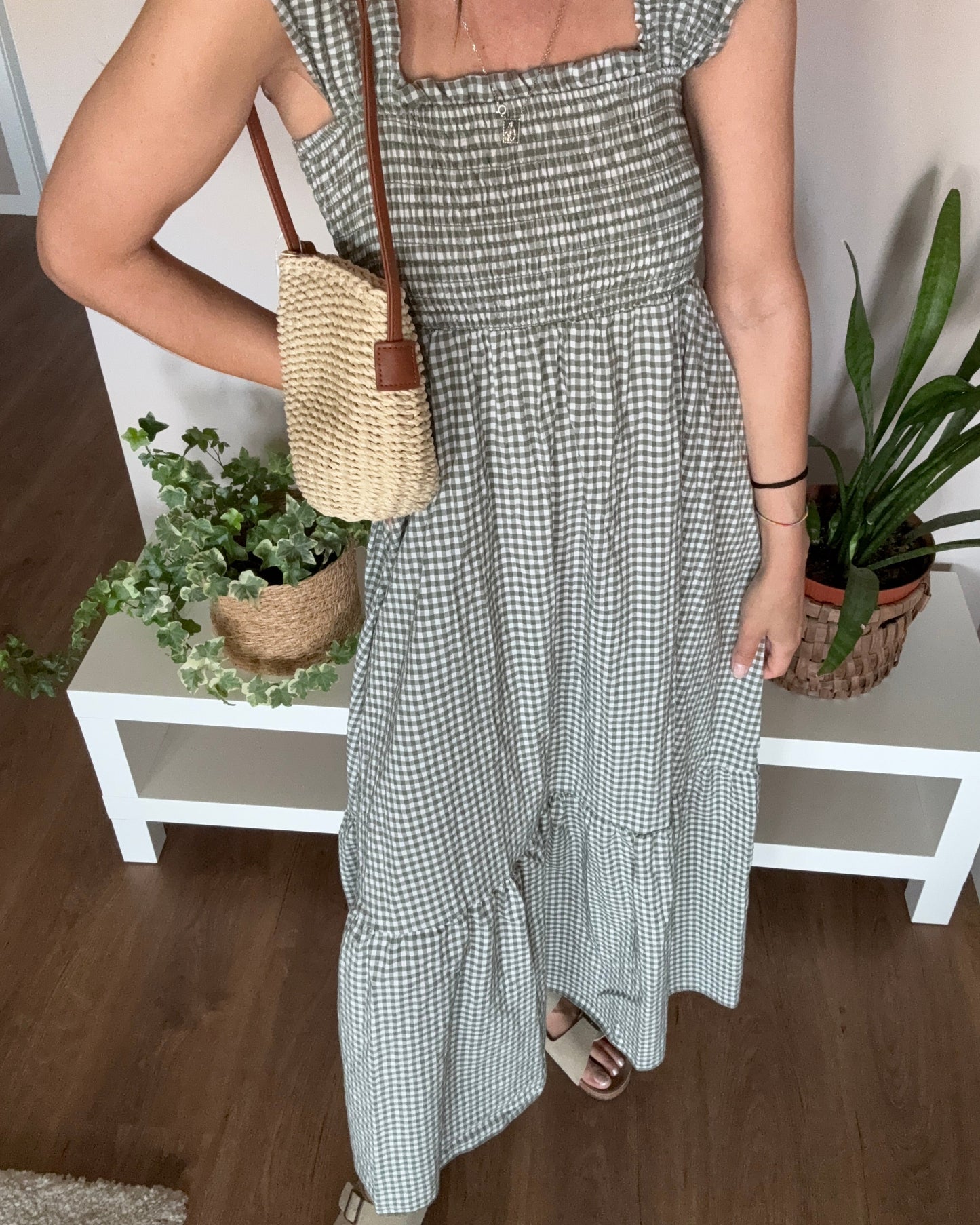 Vestido Lucca - Vichy Verde