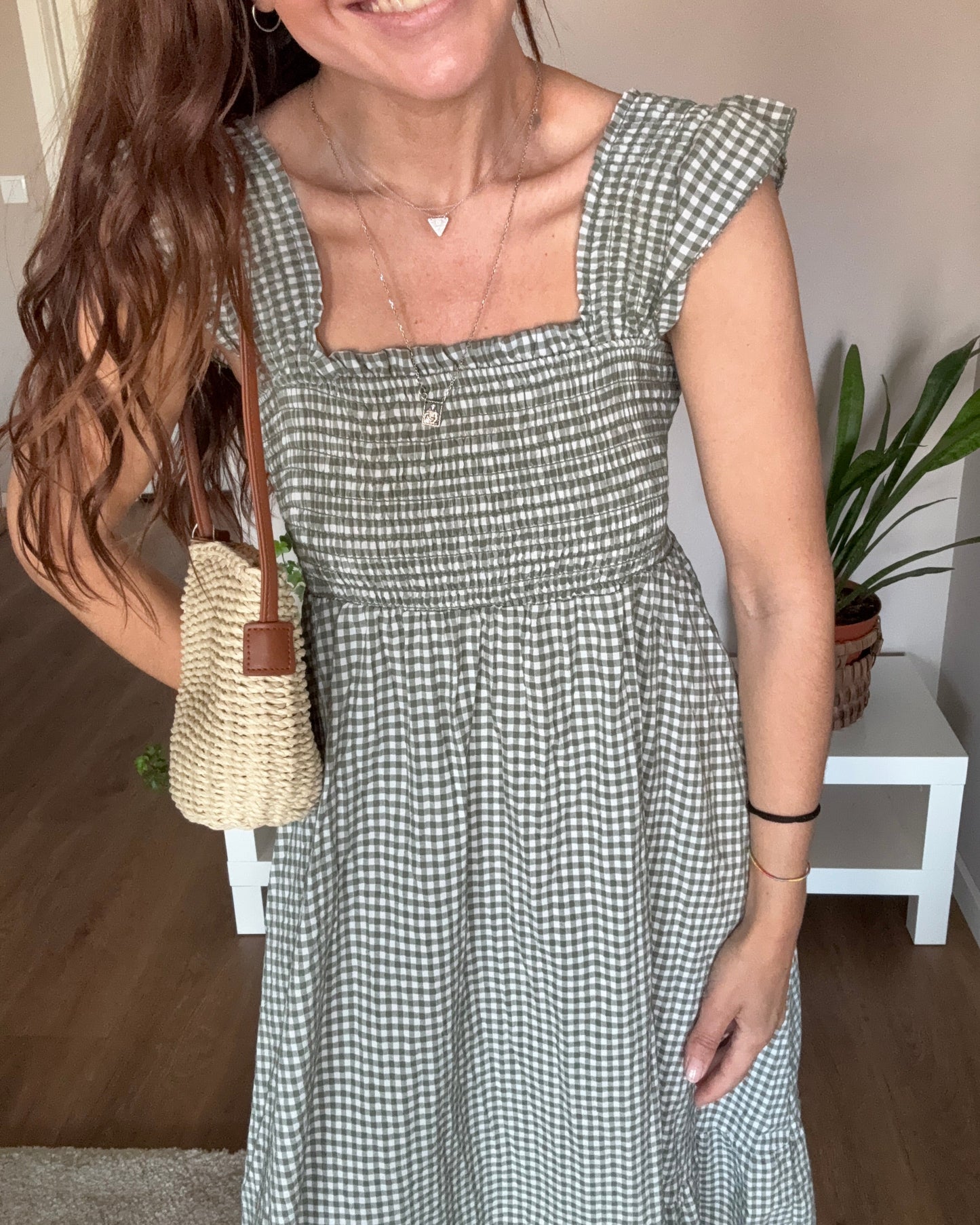 Vestido Lucca - Vichy Verde