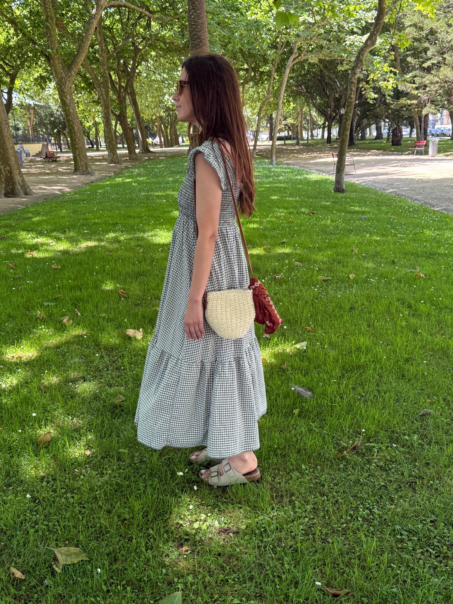 Vestido Lucca - Vichy Verde