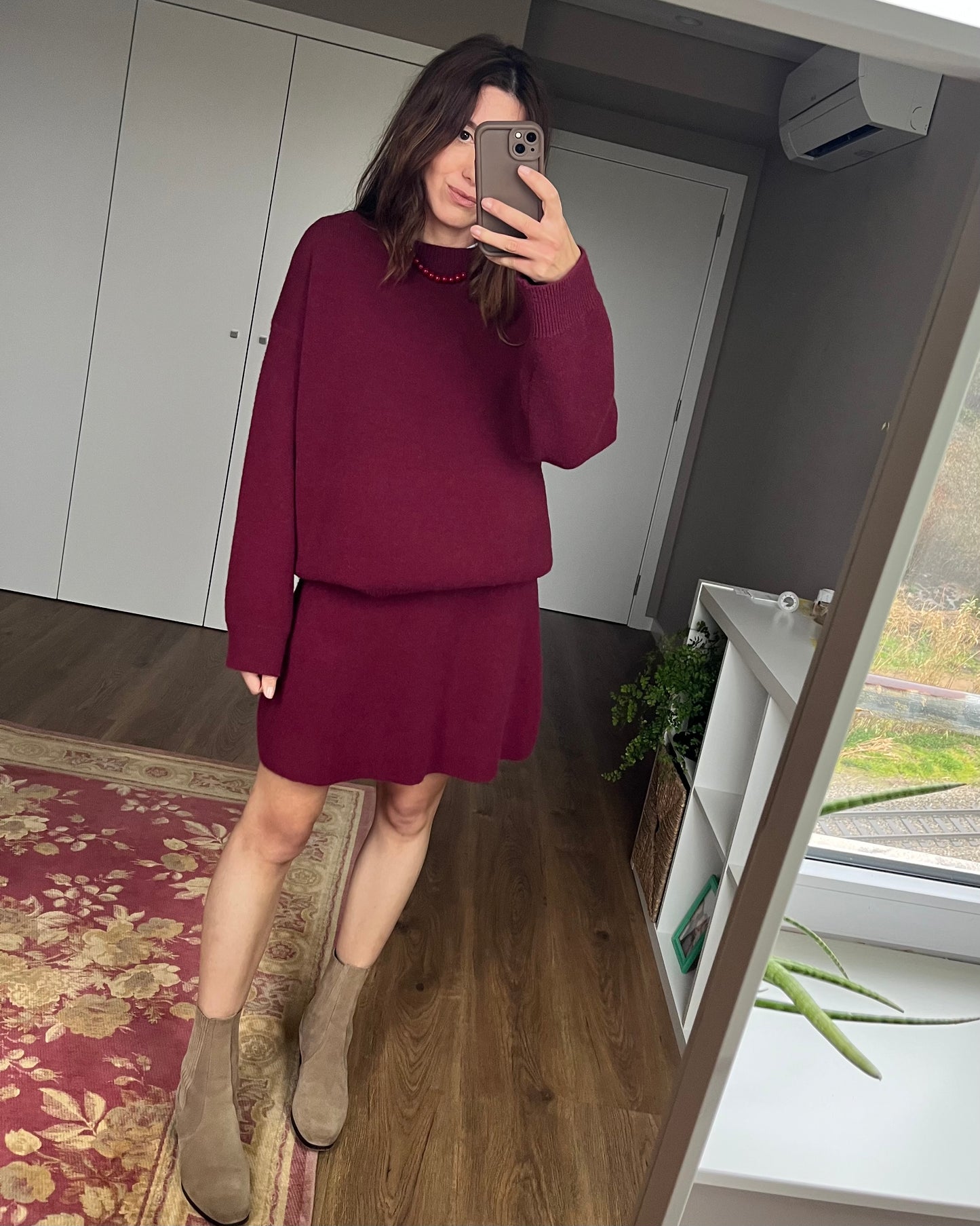 Conjunto Burgundy