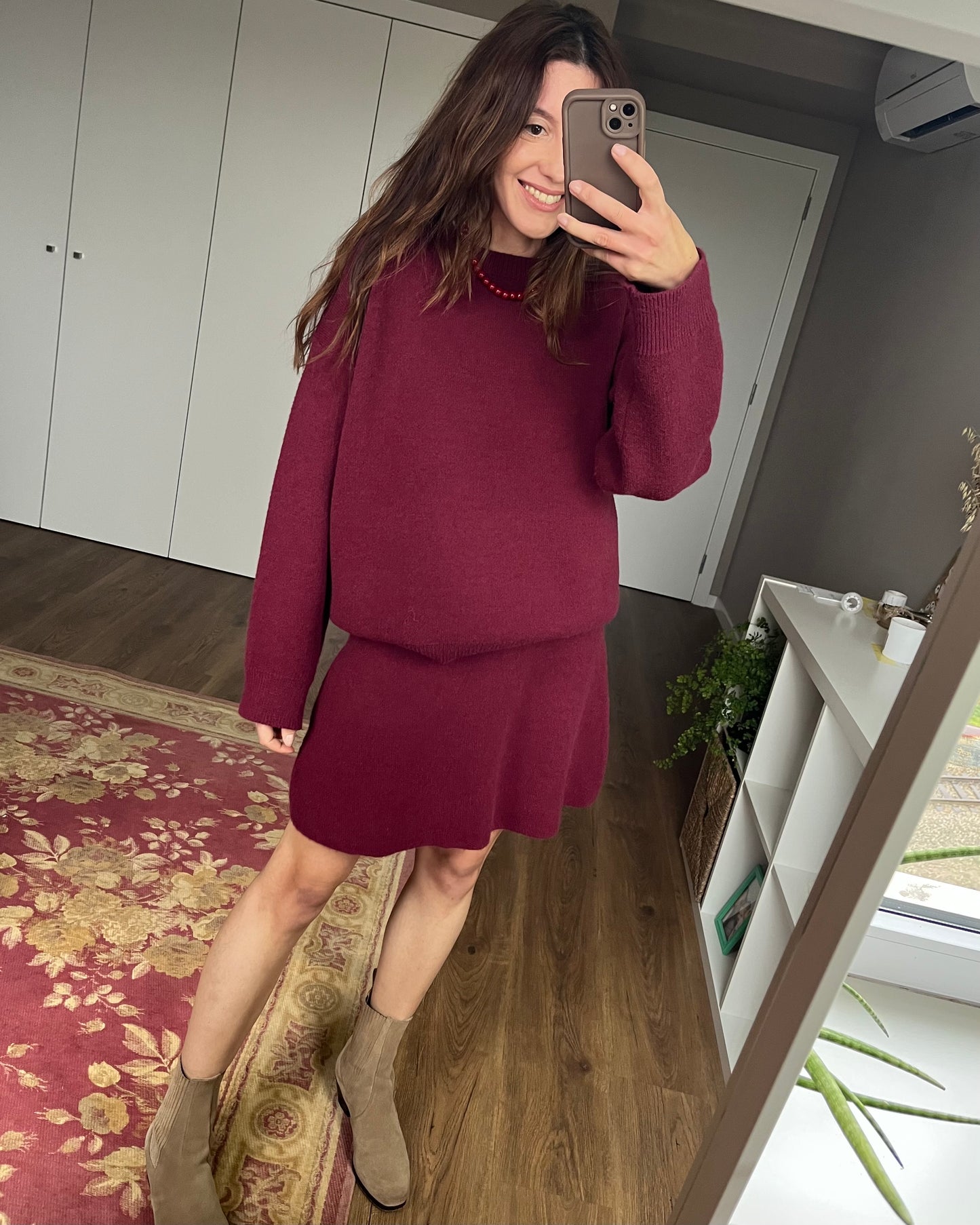 Conjunto Burgundy