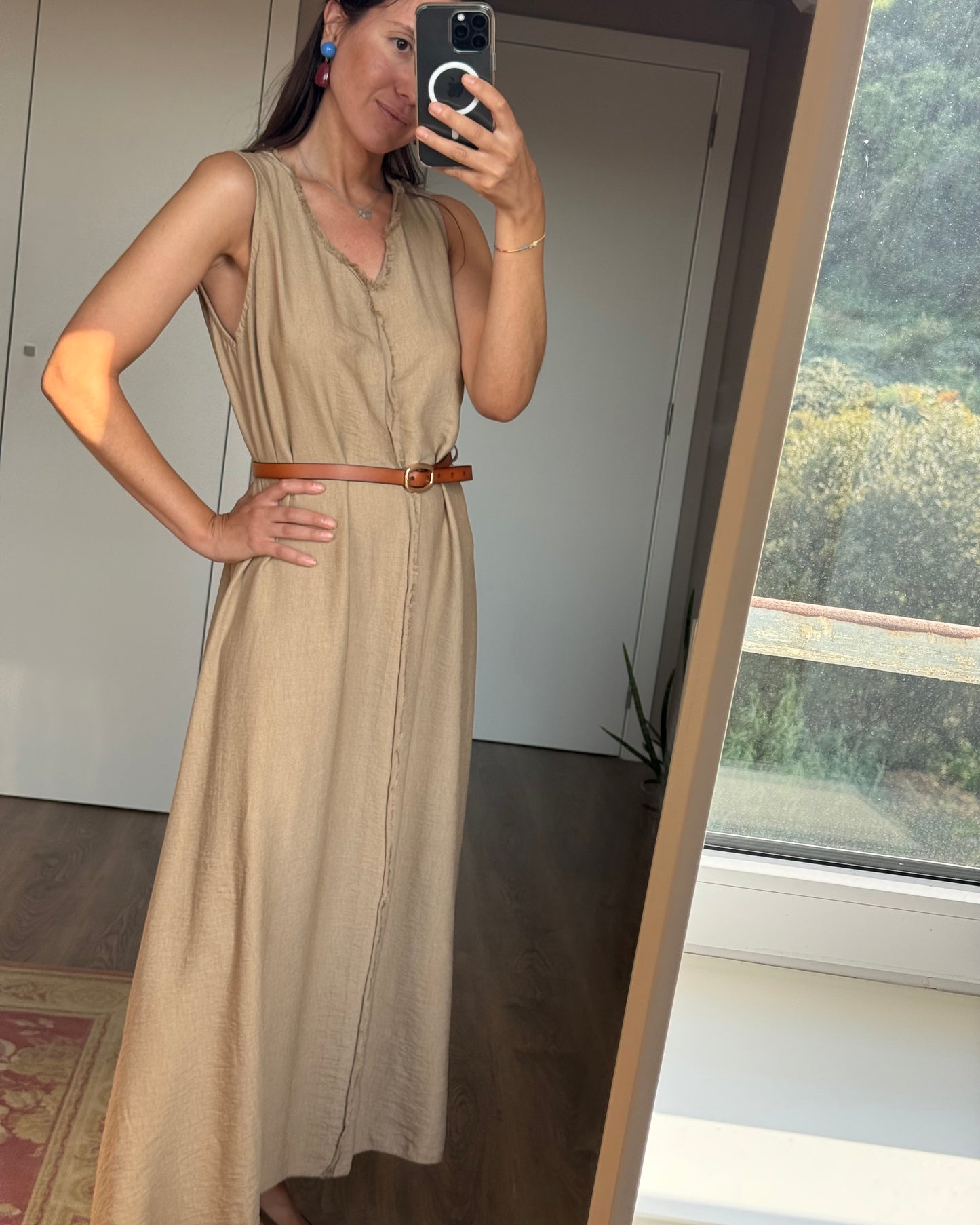 Vestido Évora - Bege