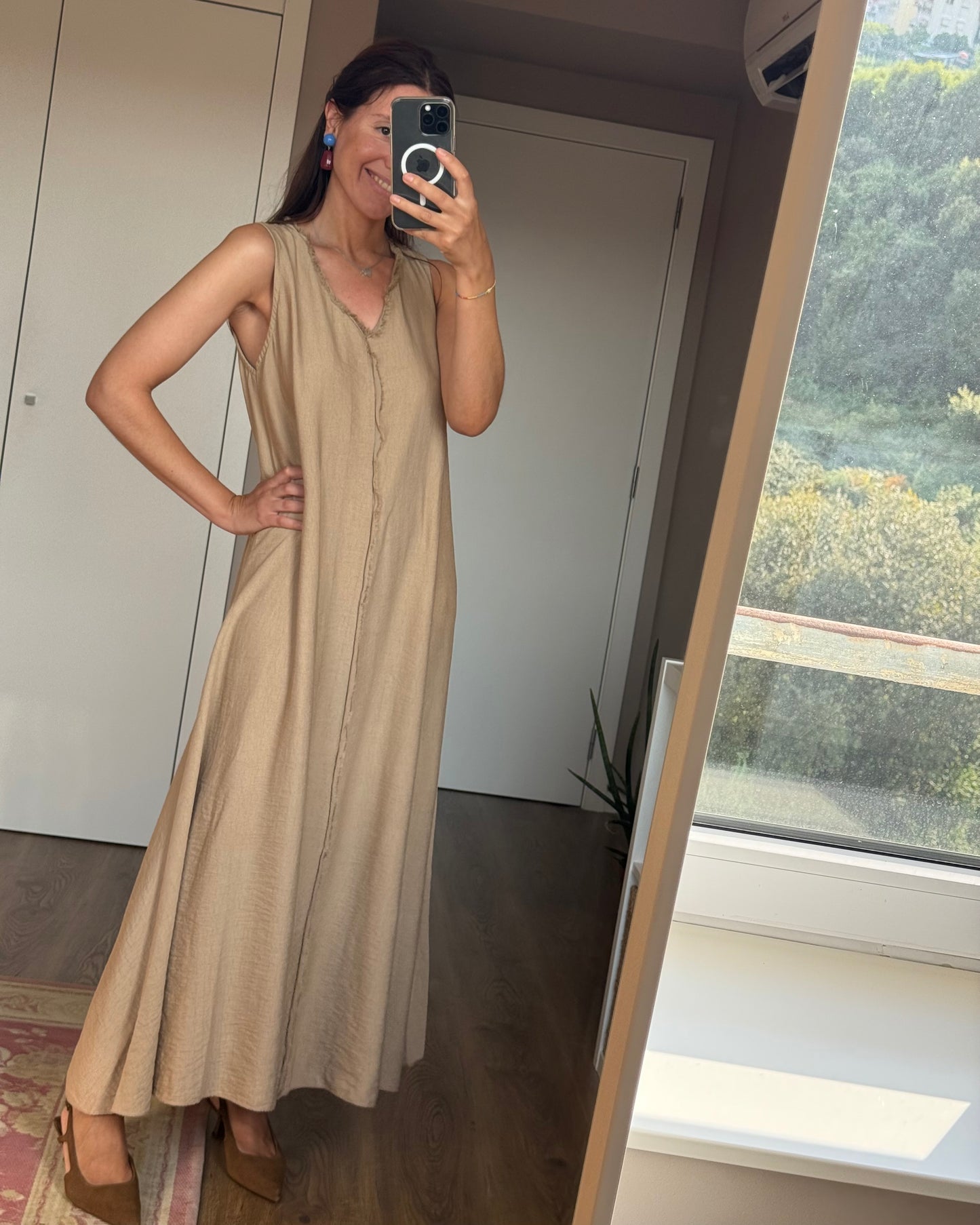 Vestido Évora - Bege