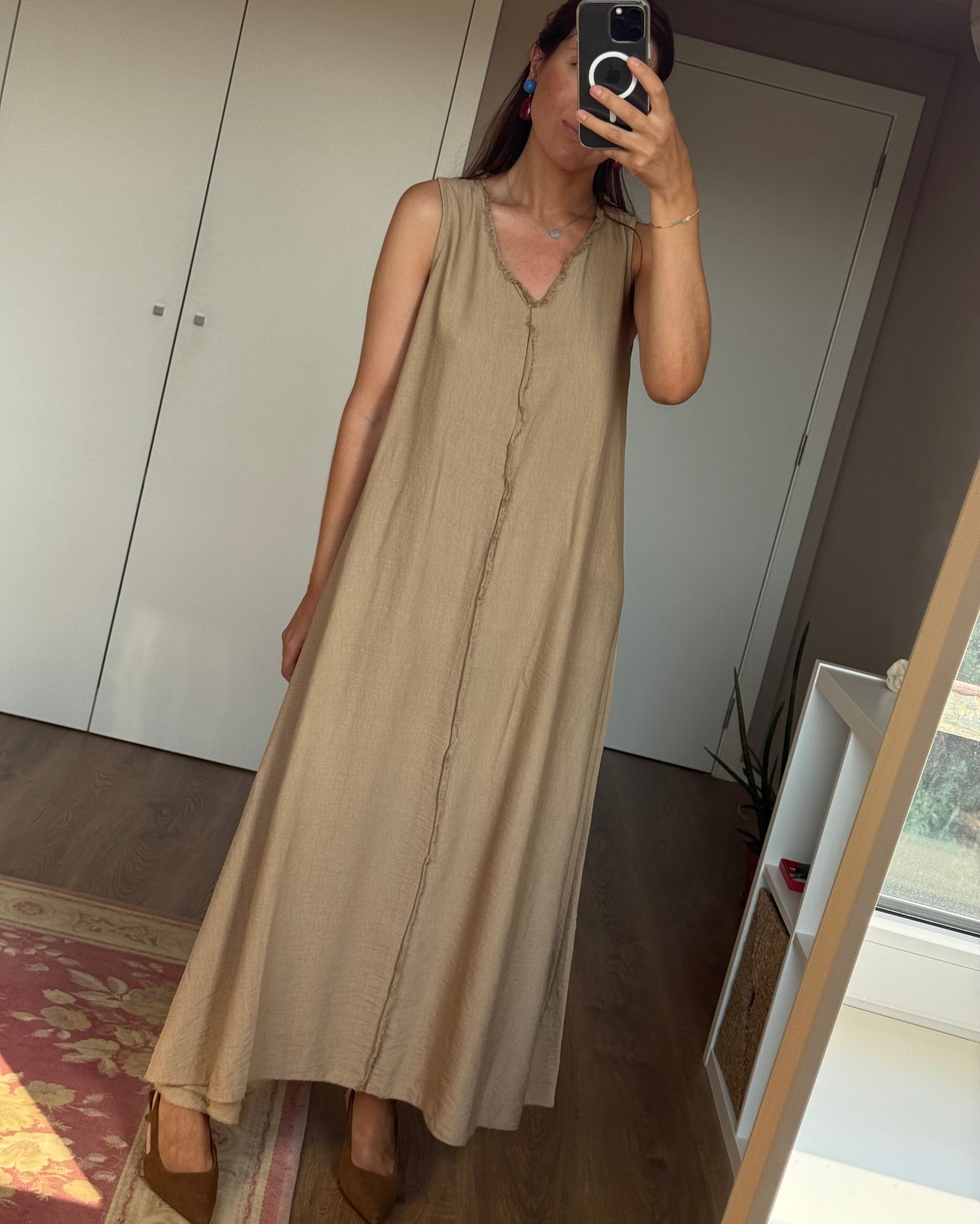 Vestido Évora - Bege