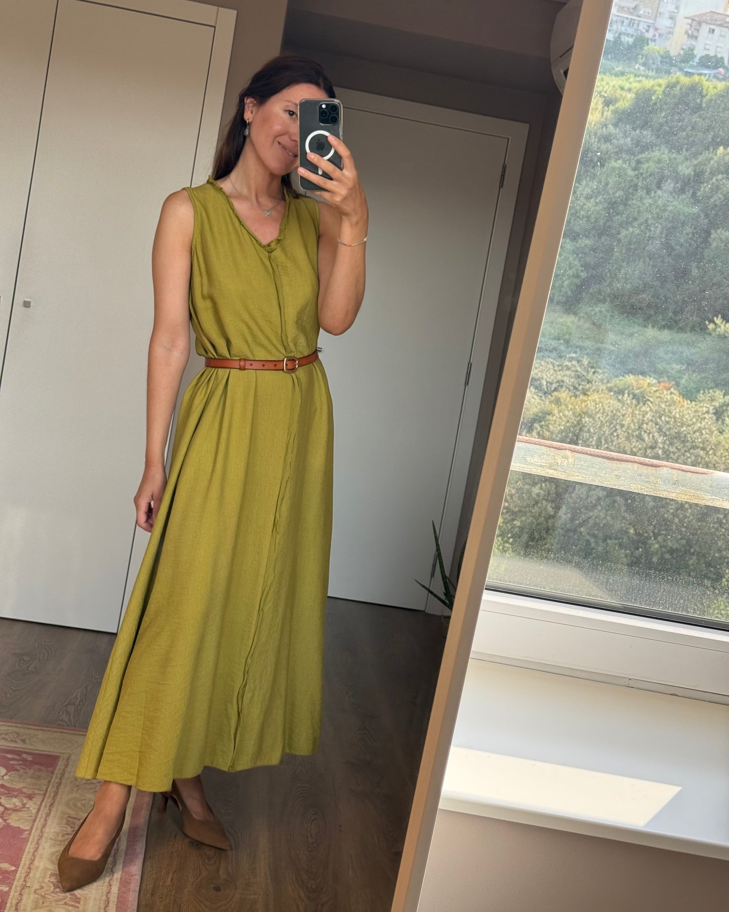 Vestido Évora - Verde Oliva
