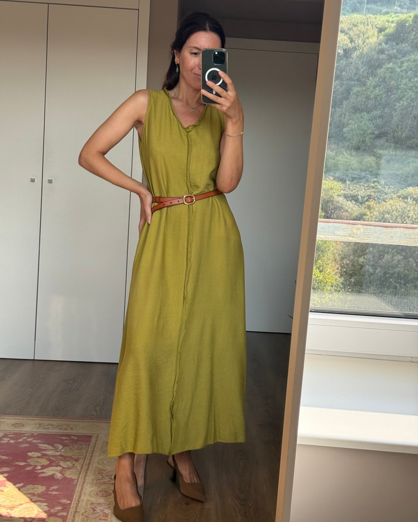 Vestido Évora - Verde Oliva