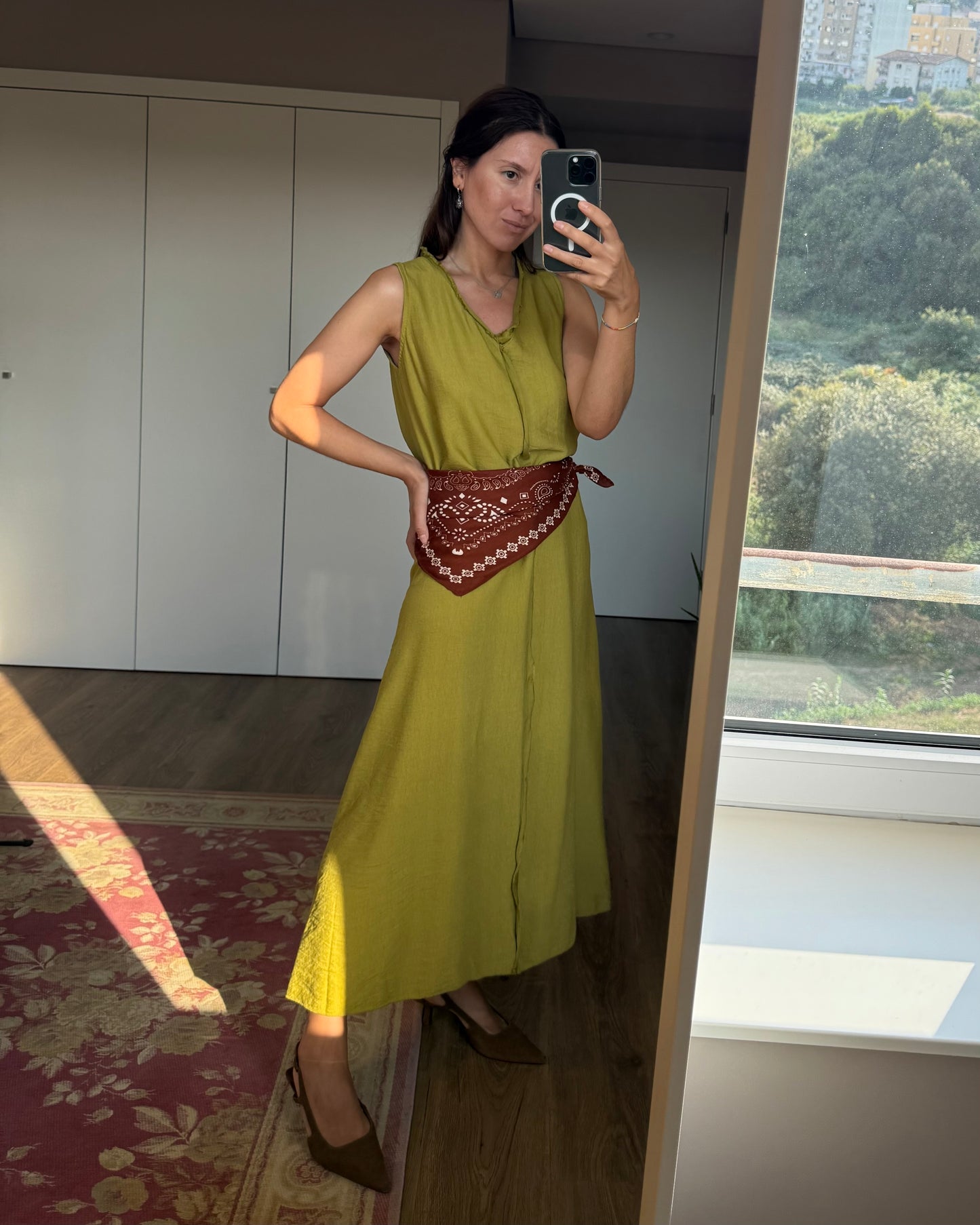 Vestido Évora - Verde Oliva