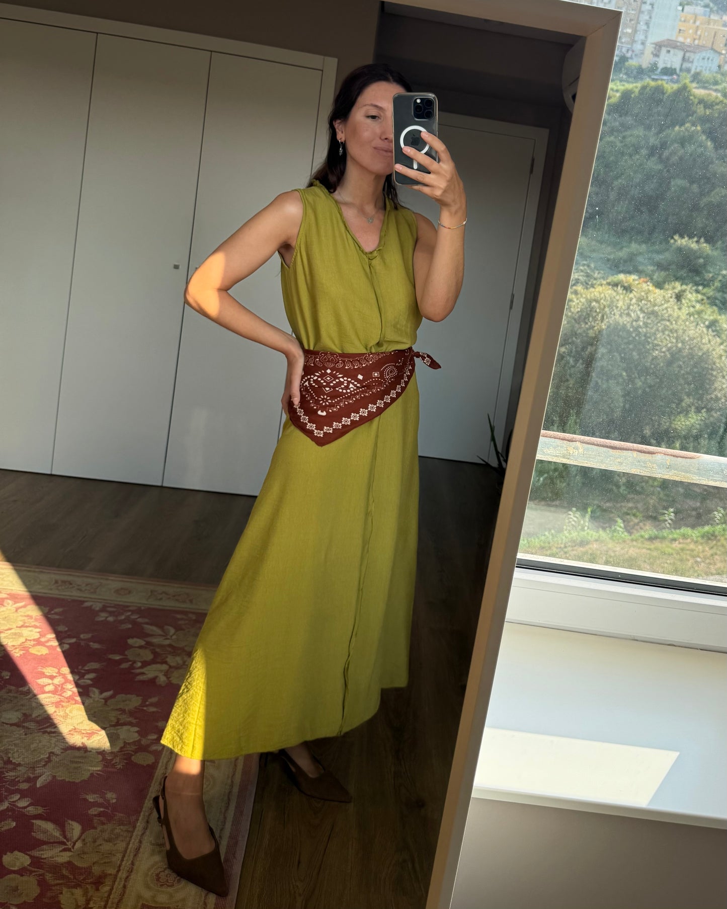 Vestido Évora - Verde Oliva