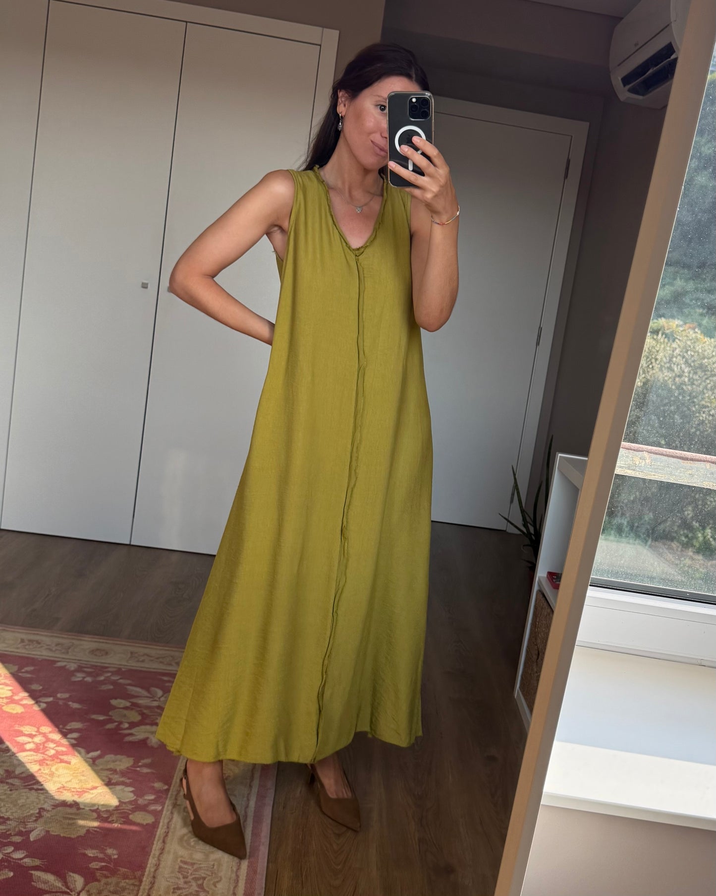 Vestido Évora - Verde Oliva