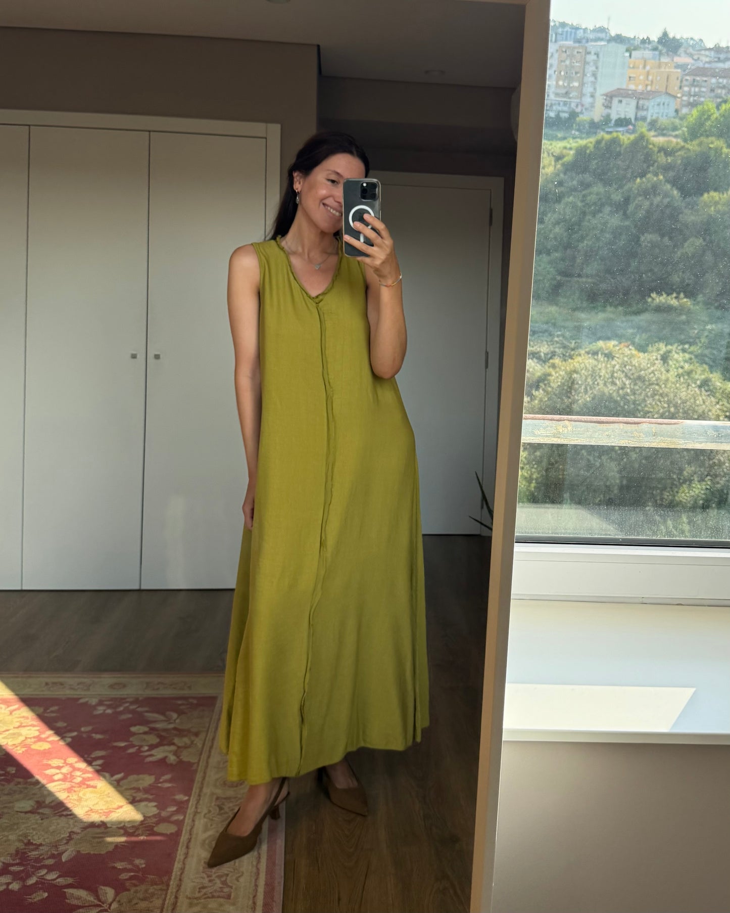 Vestido Évora - Verde Oliva