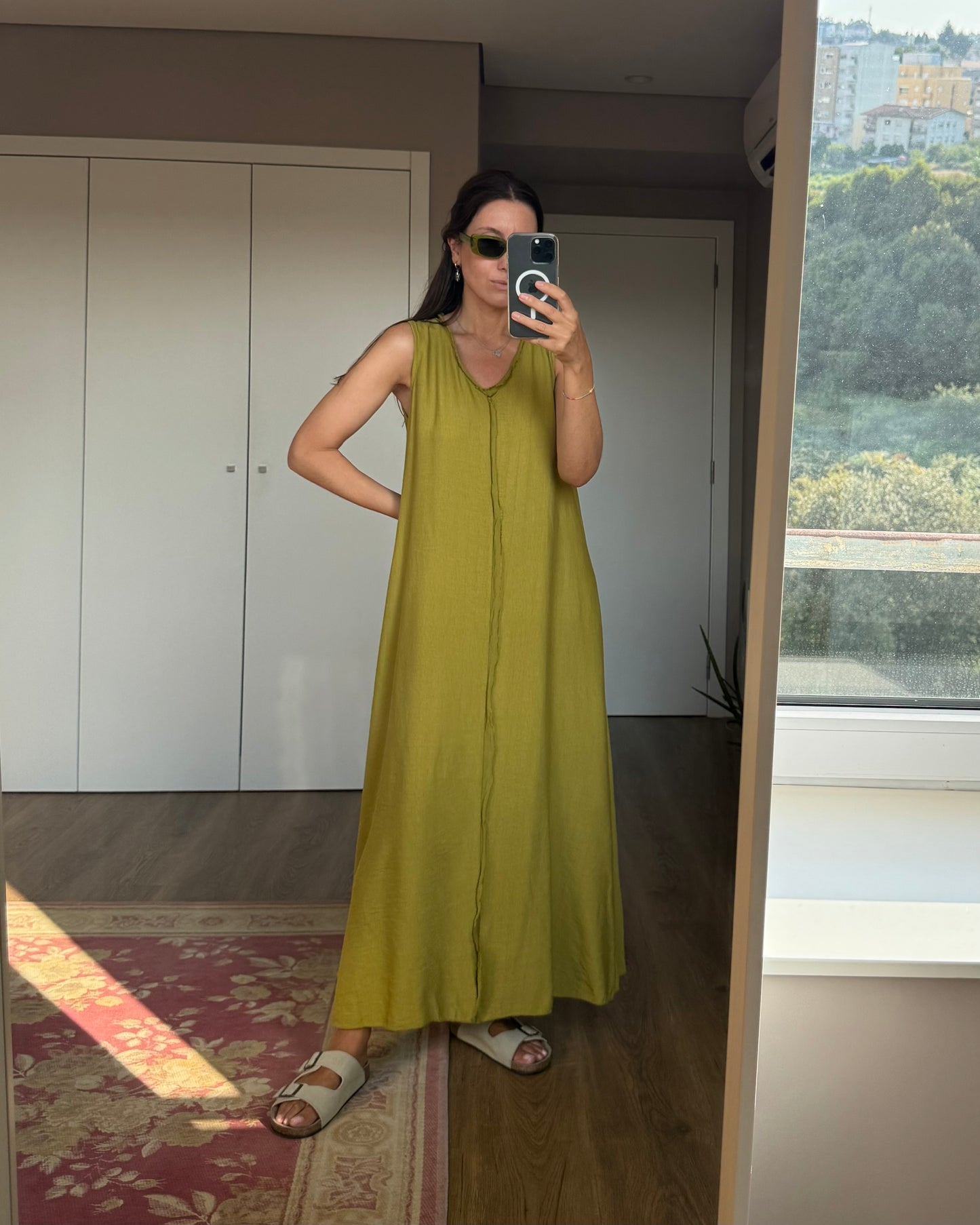 Vestido Évora - Verde Oliva