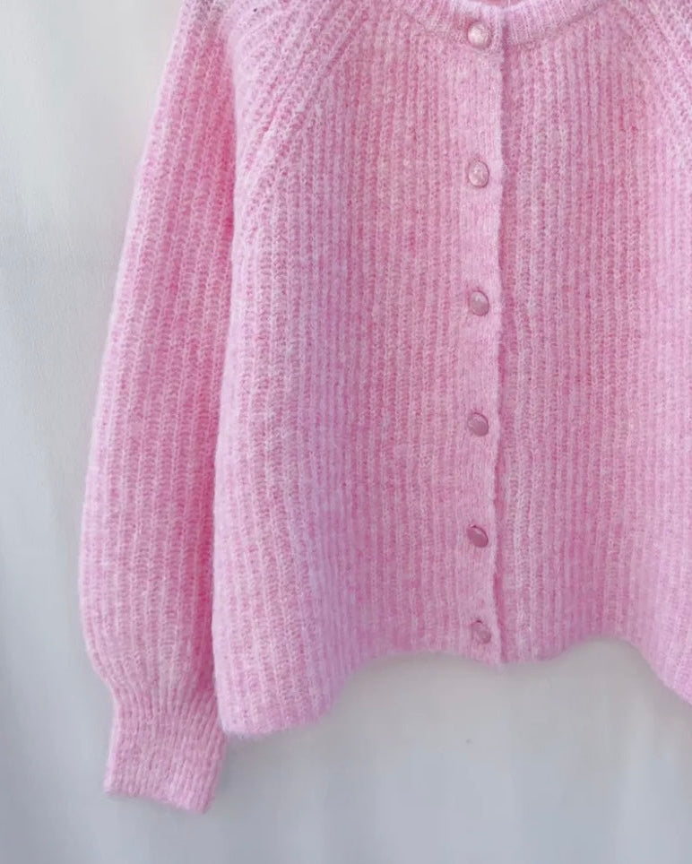 Cardigan Amélia - Rosa Bebé