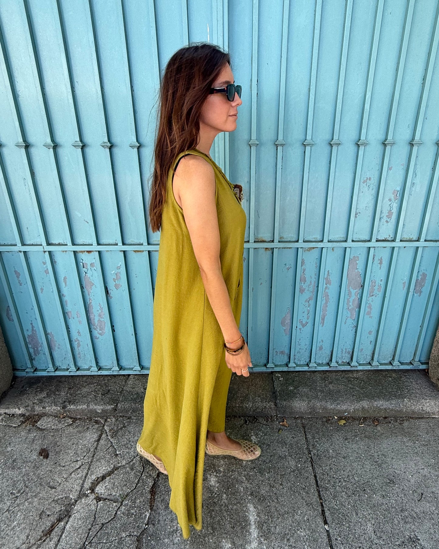 Vestido Évora - Verde Oliva