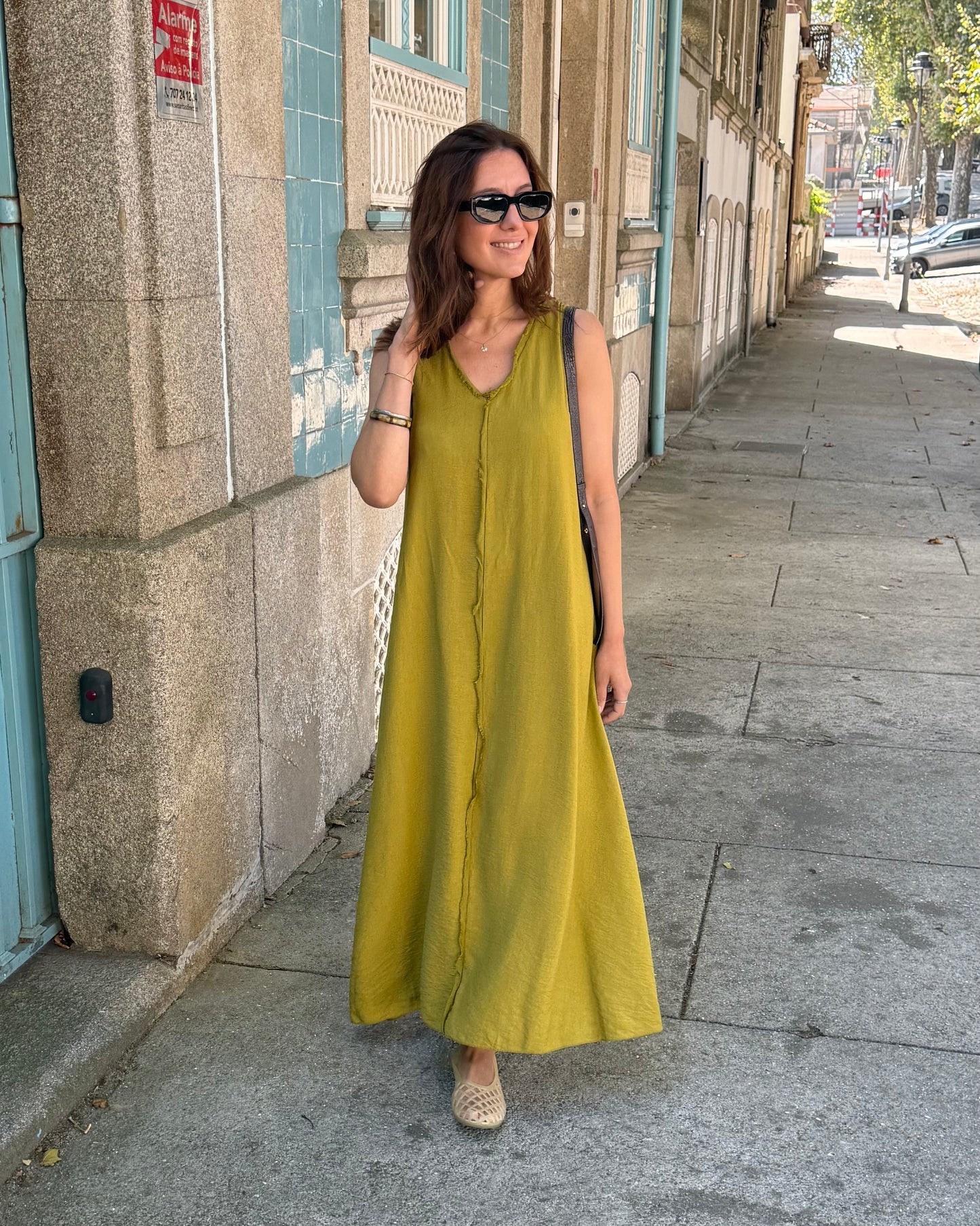 Vestido Évora - Verde Oliva
