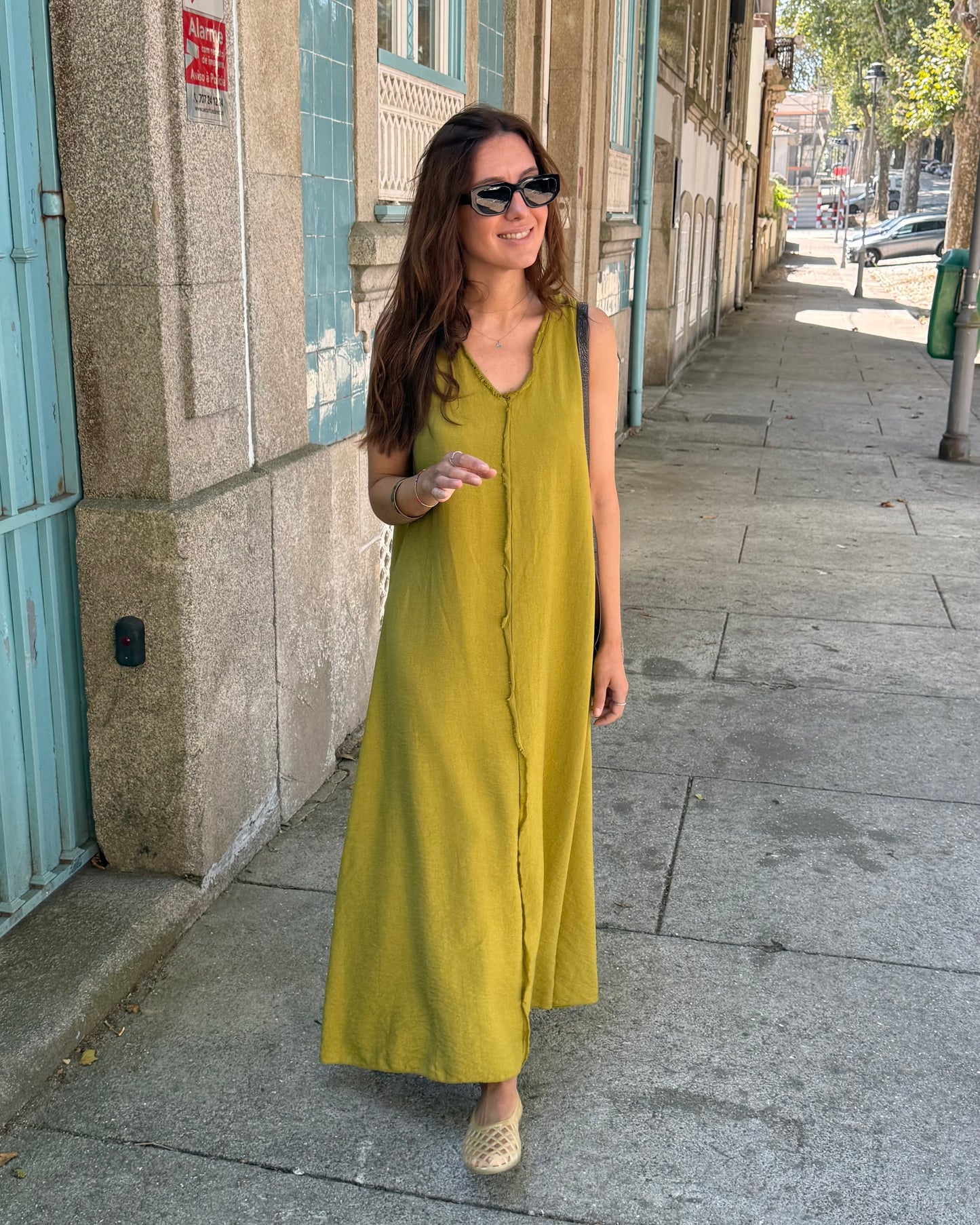 Vestido Évora - Verde Oliva