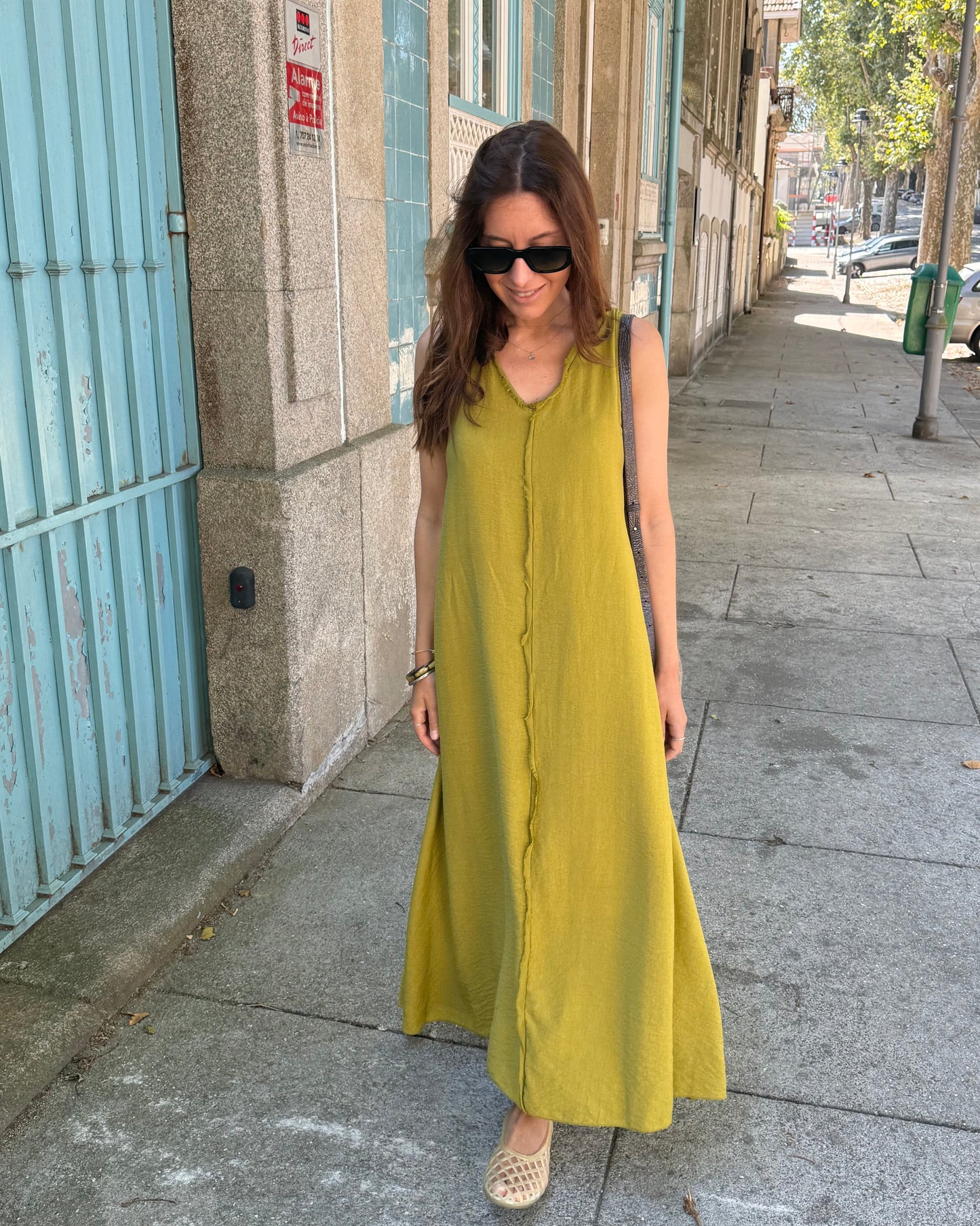 Vestido Évora - Verde Oliva