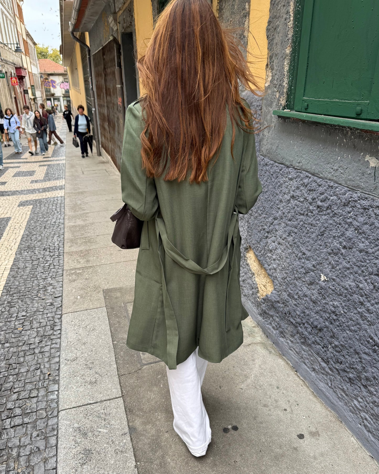 Gabardina Clássica Verde