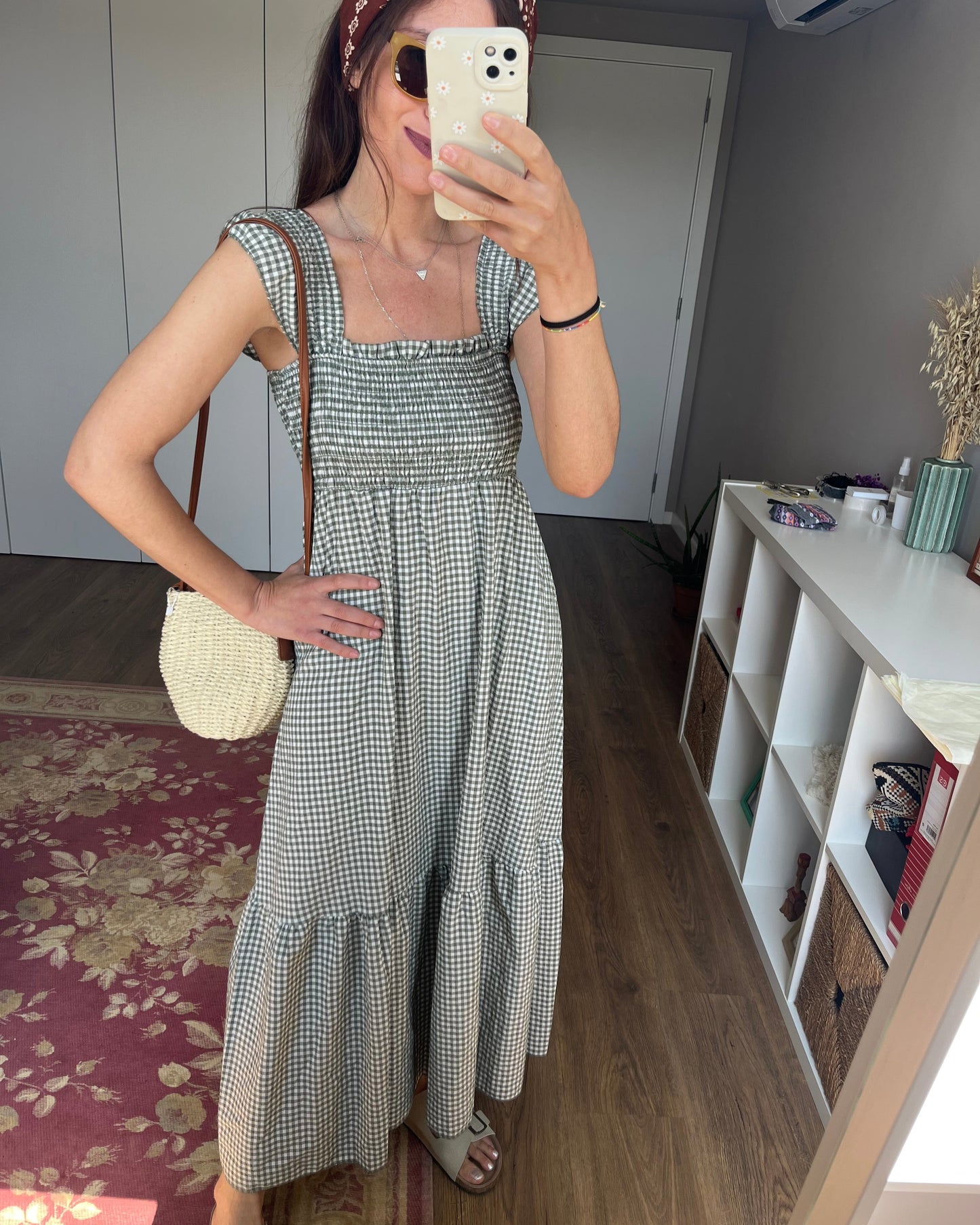 Vestido Lucca - Vichy Verde