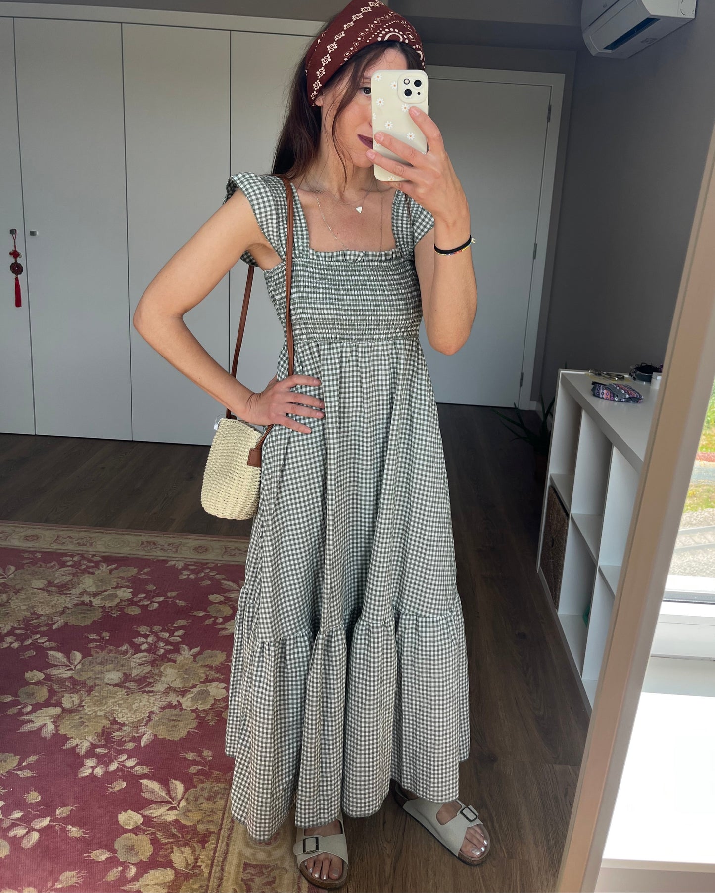 Vestido Lucca - Vichy Verde