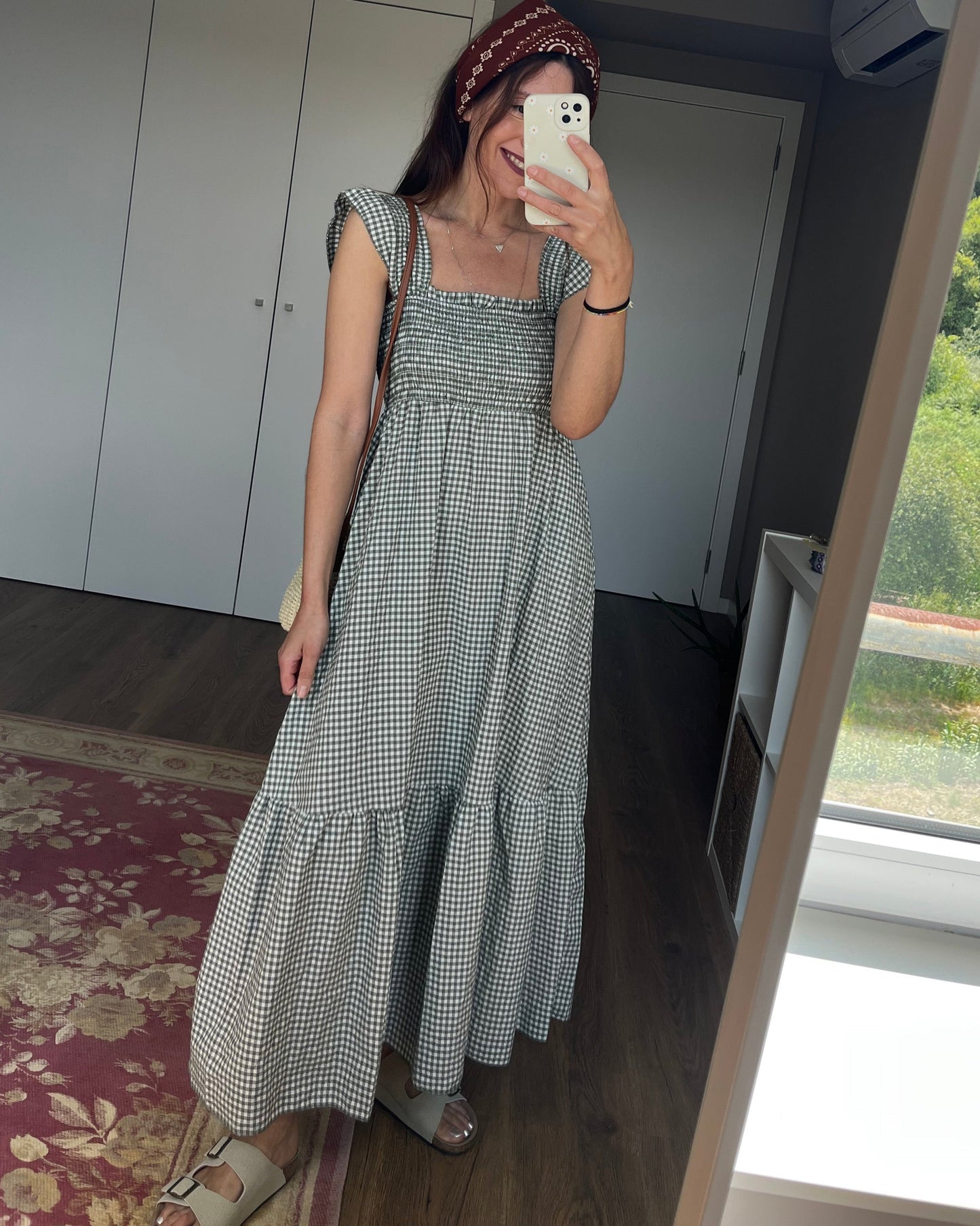 Vestido Lucca - Vichy Verde