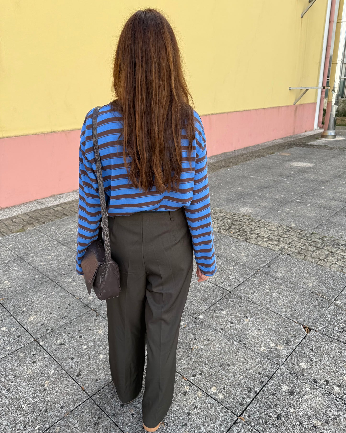 Camisola Rayas - Azul e Castanho