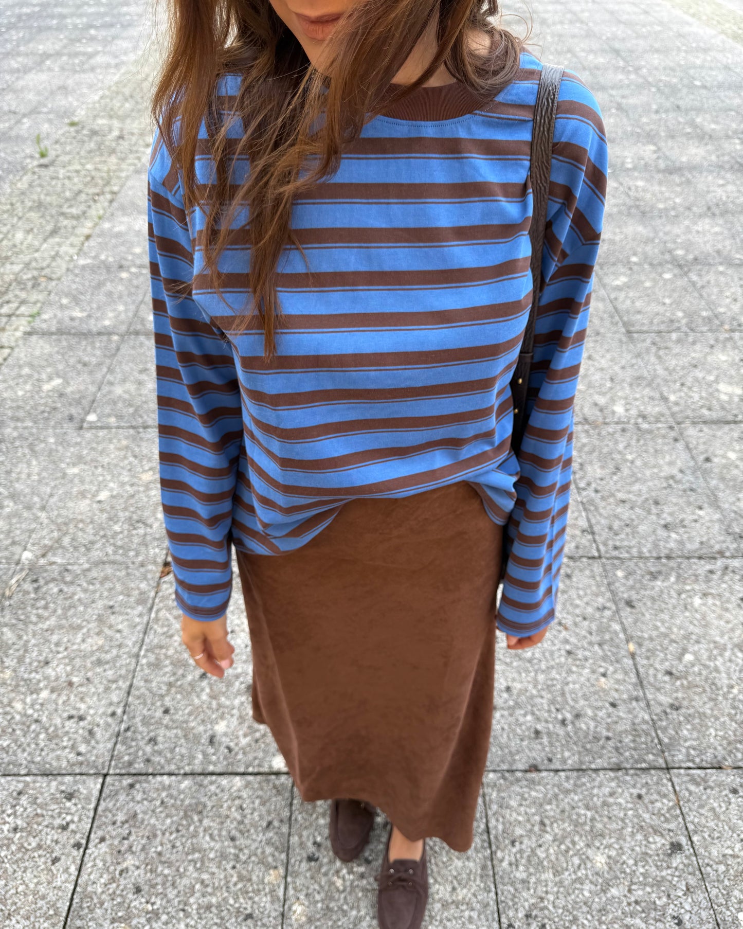 Camisola Rayas - Azul e Castanho