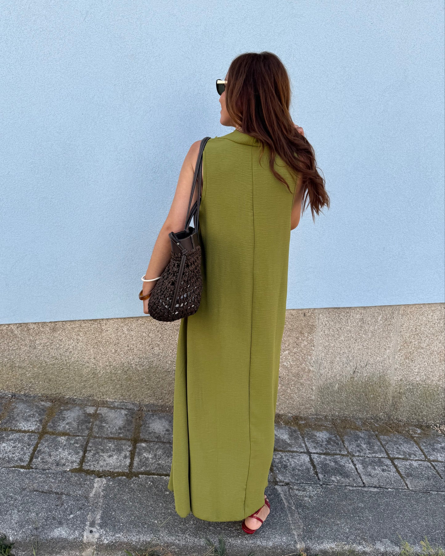Vestido Sardinha - Verde Oliva
