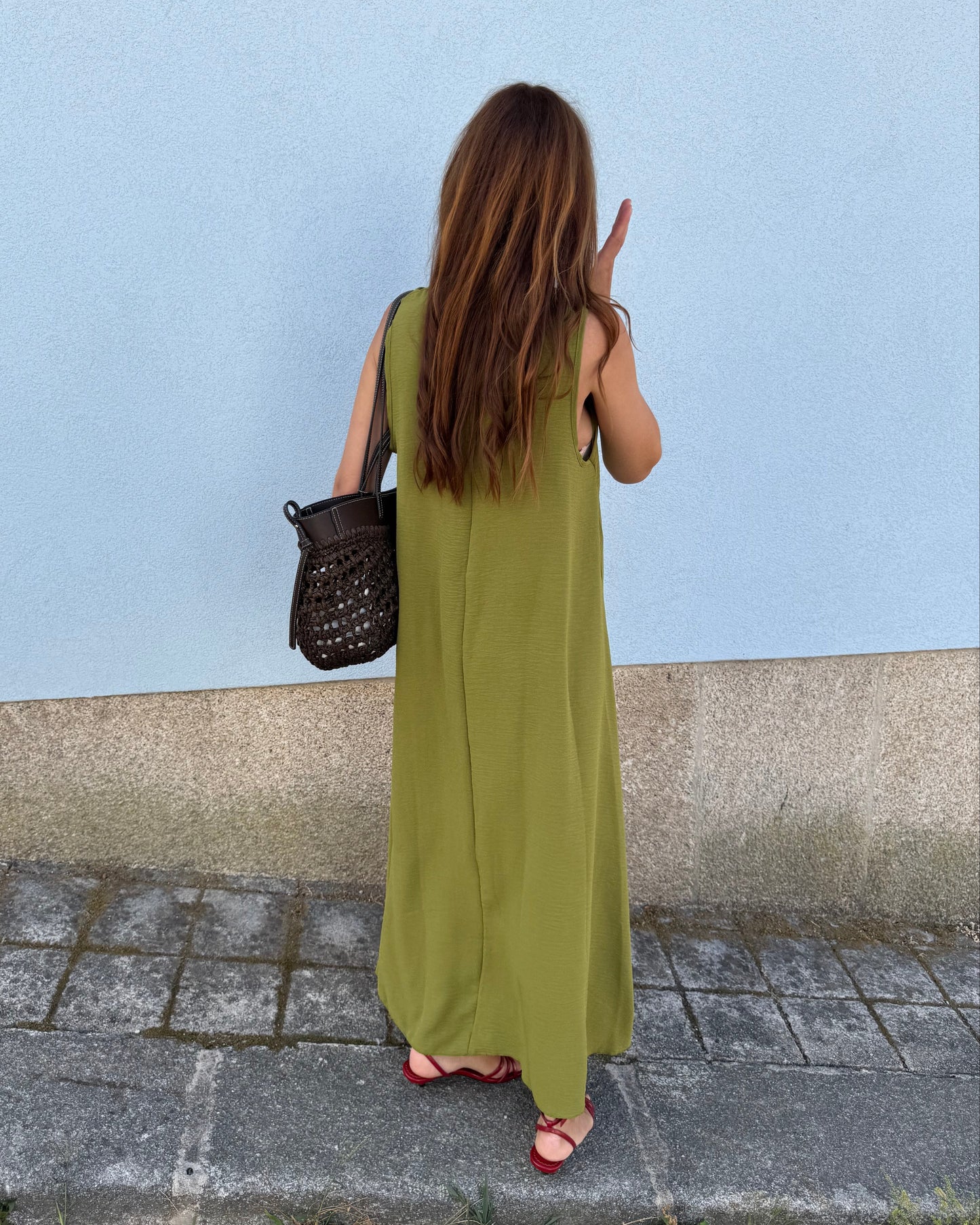 Vestido Sardinha - Verde Oliva