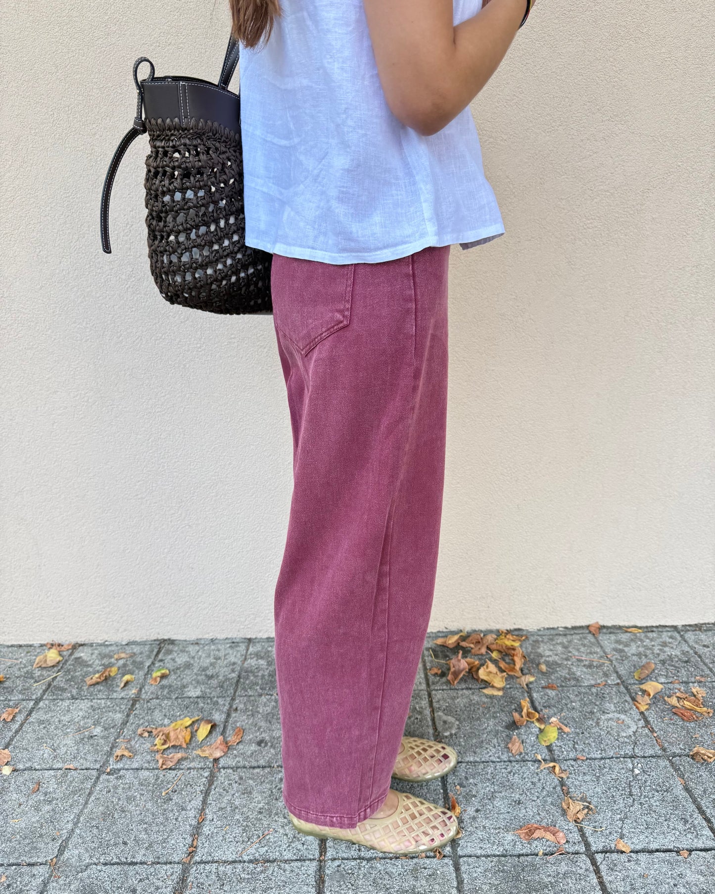 Jeans Bordeaux