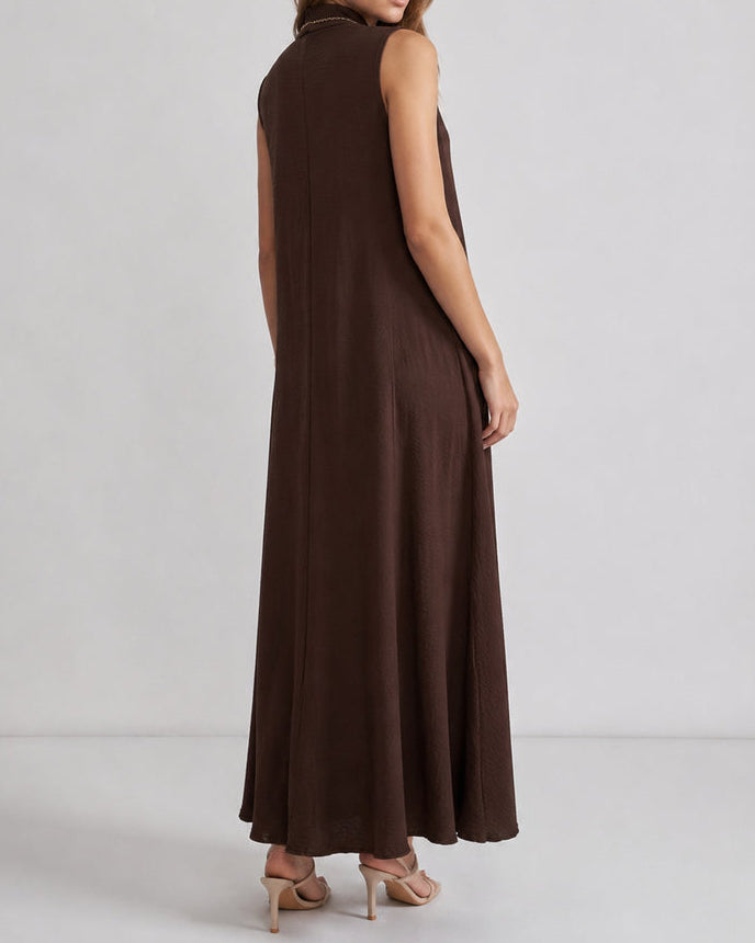Vestido Sardinha - Castanho