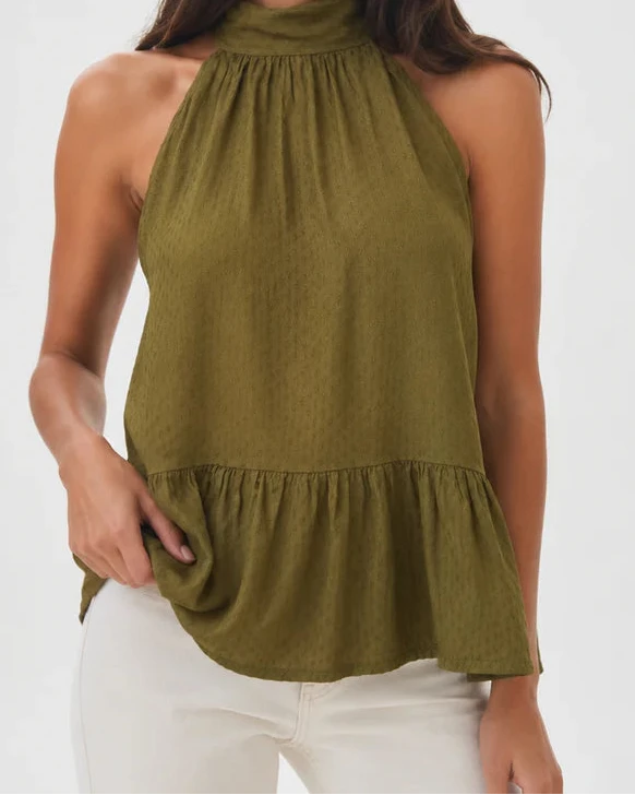 Top de Laçada - Verde Oliva - Envio até 10/07