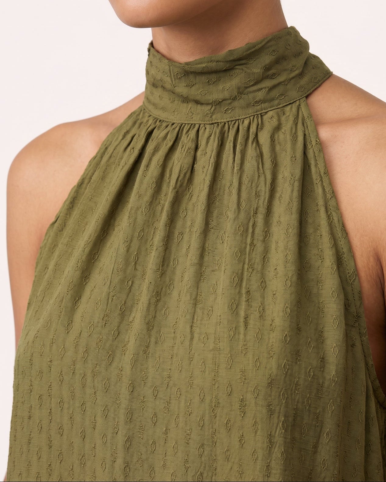 Top de Laçada - Verde Oliva - Envio até 10/07