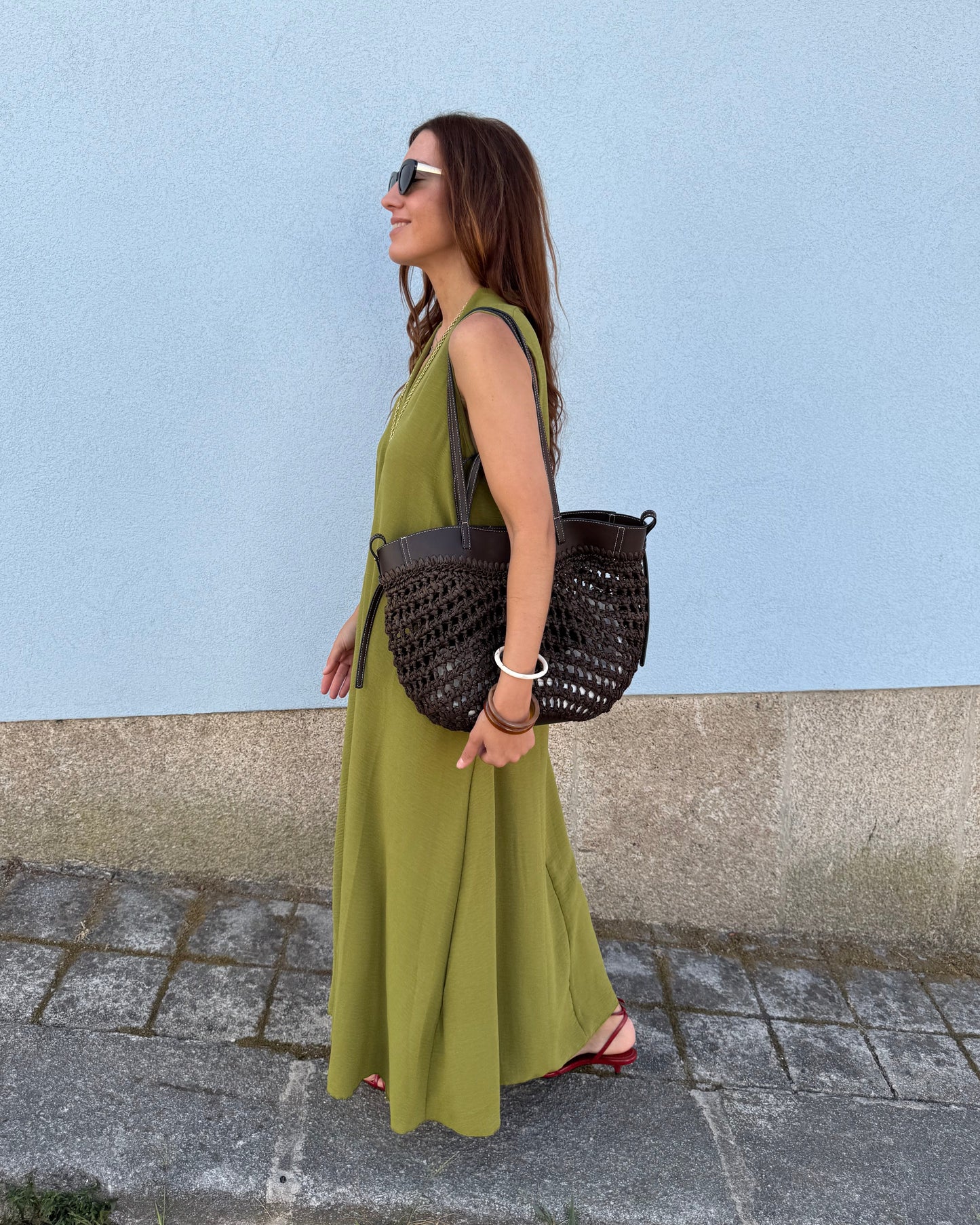 Vestido Sardinha - Verde Oliva