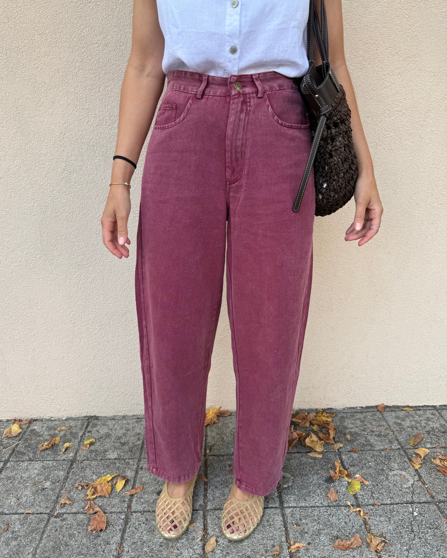 Jeans Bordeaux