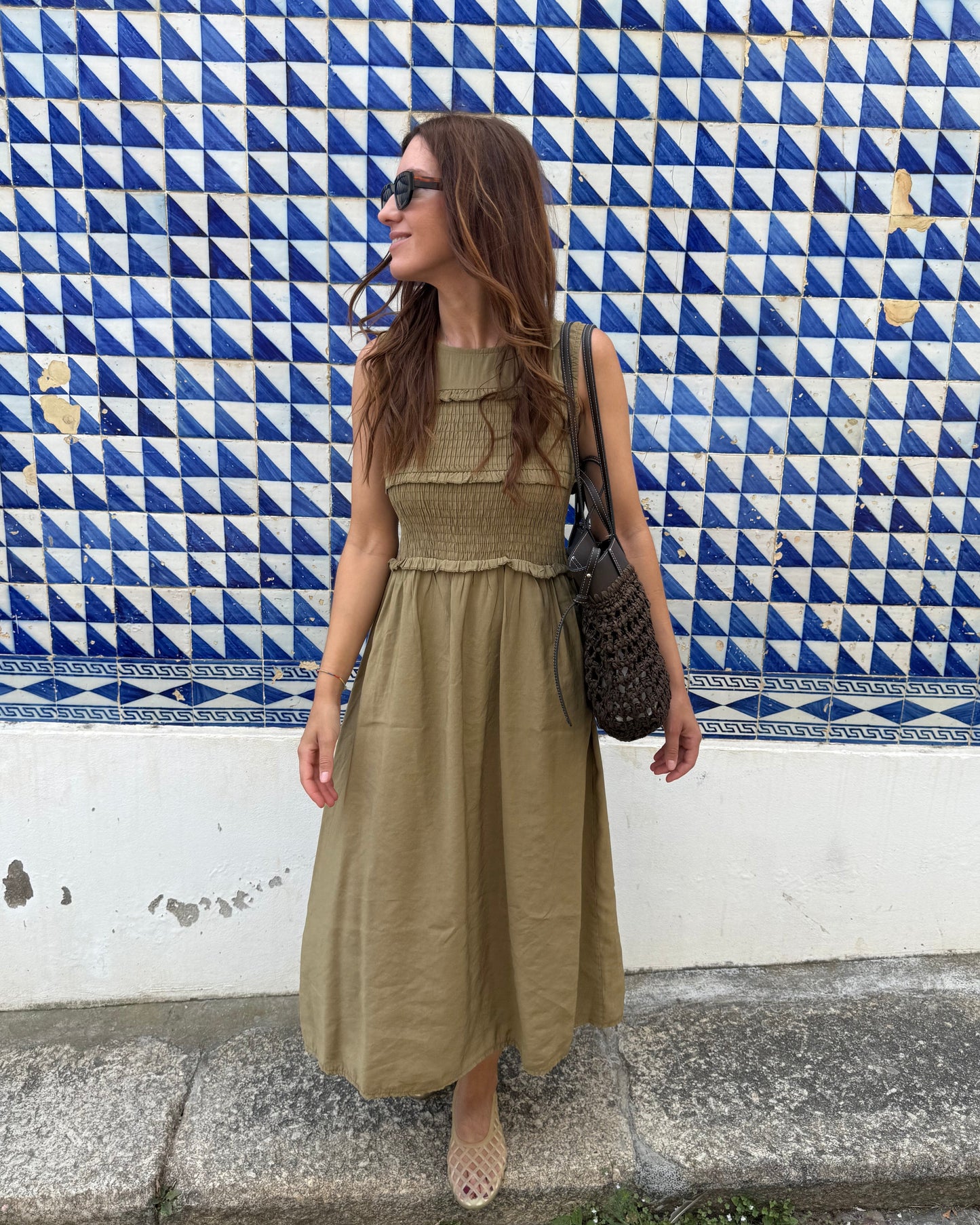 Vestido Zambujeira - Verde - Pré-venda (Envio até 06/08)