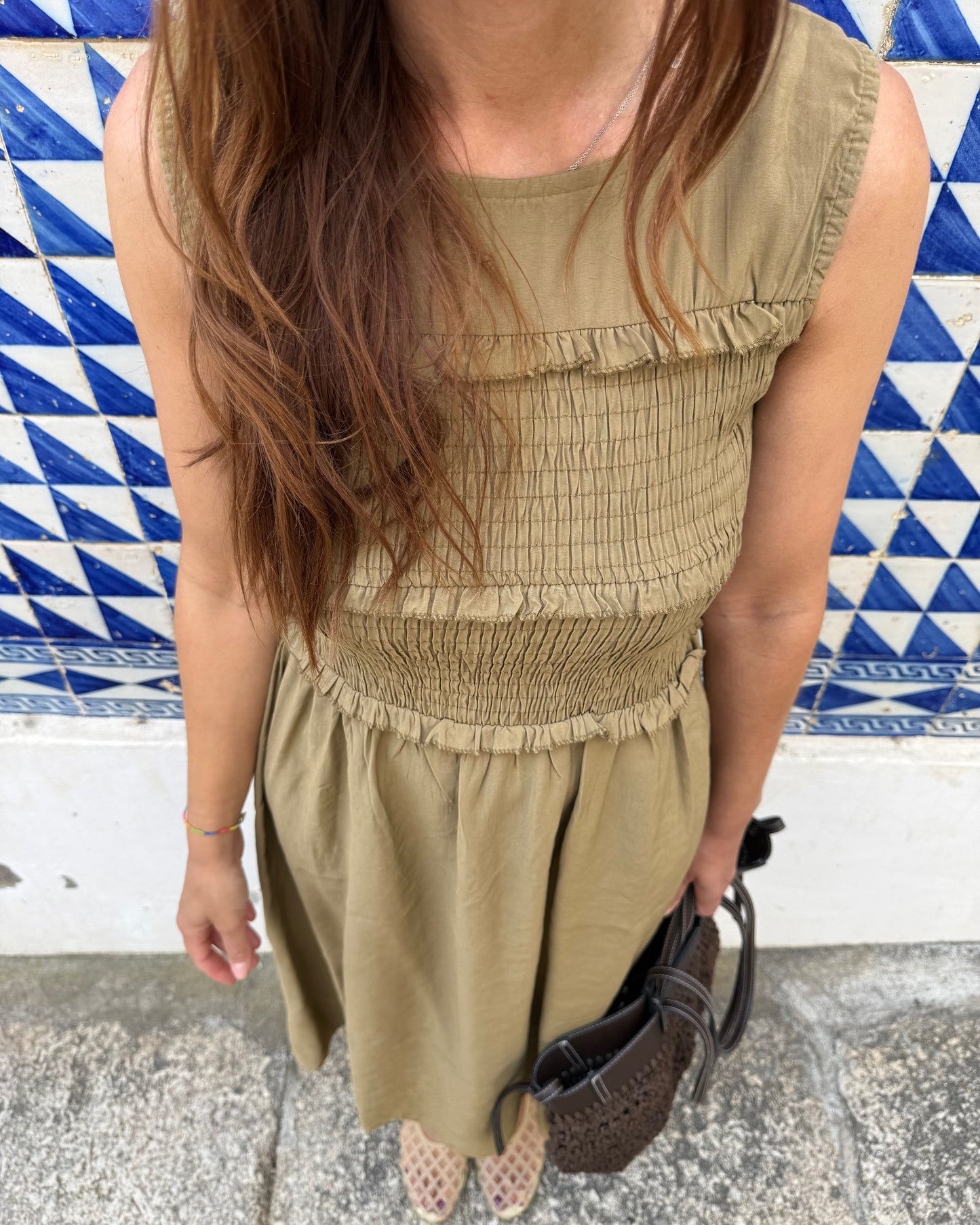 Vestido Zambujeira - Verde - Pré-venda (Envio até 06/08)