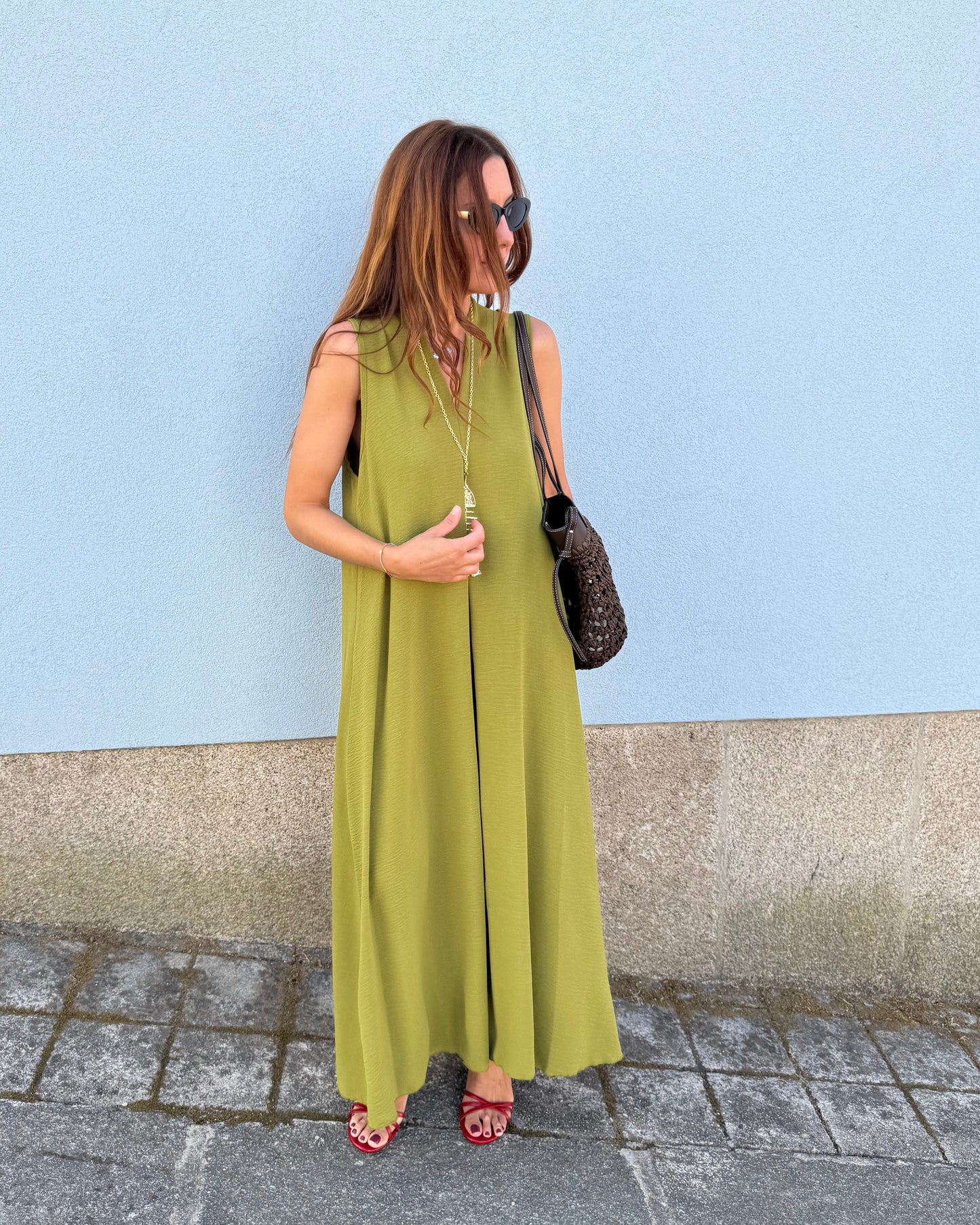 Vestido Sardinha - Verde Oliva