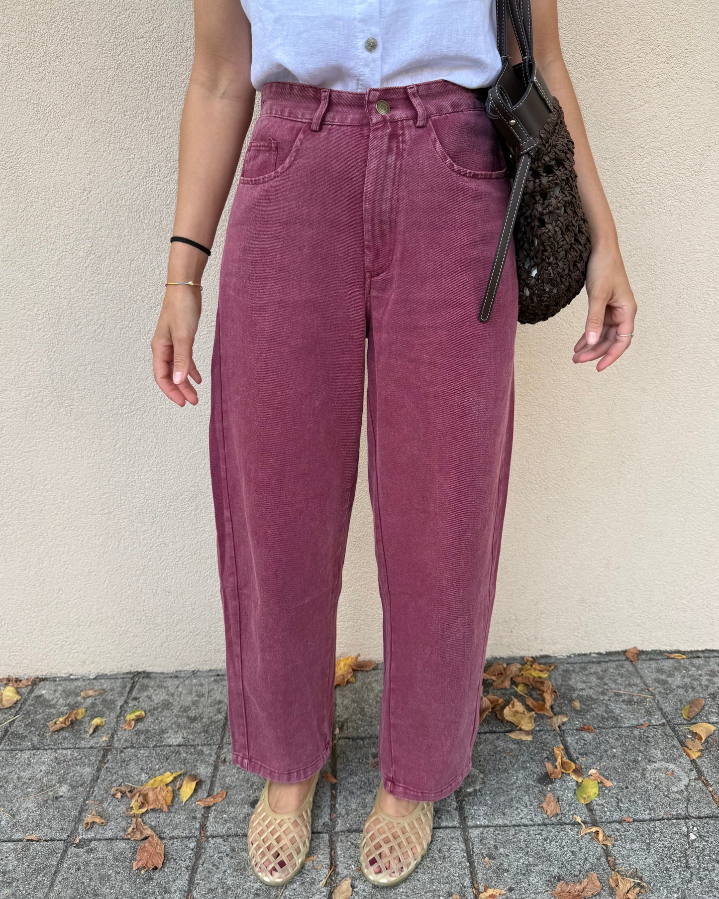 Jeans Bordeaux