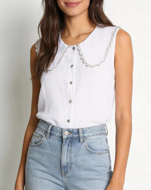 Blusa em linho - Branco